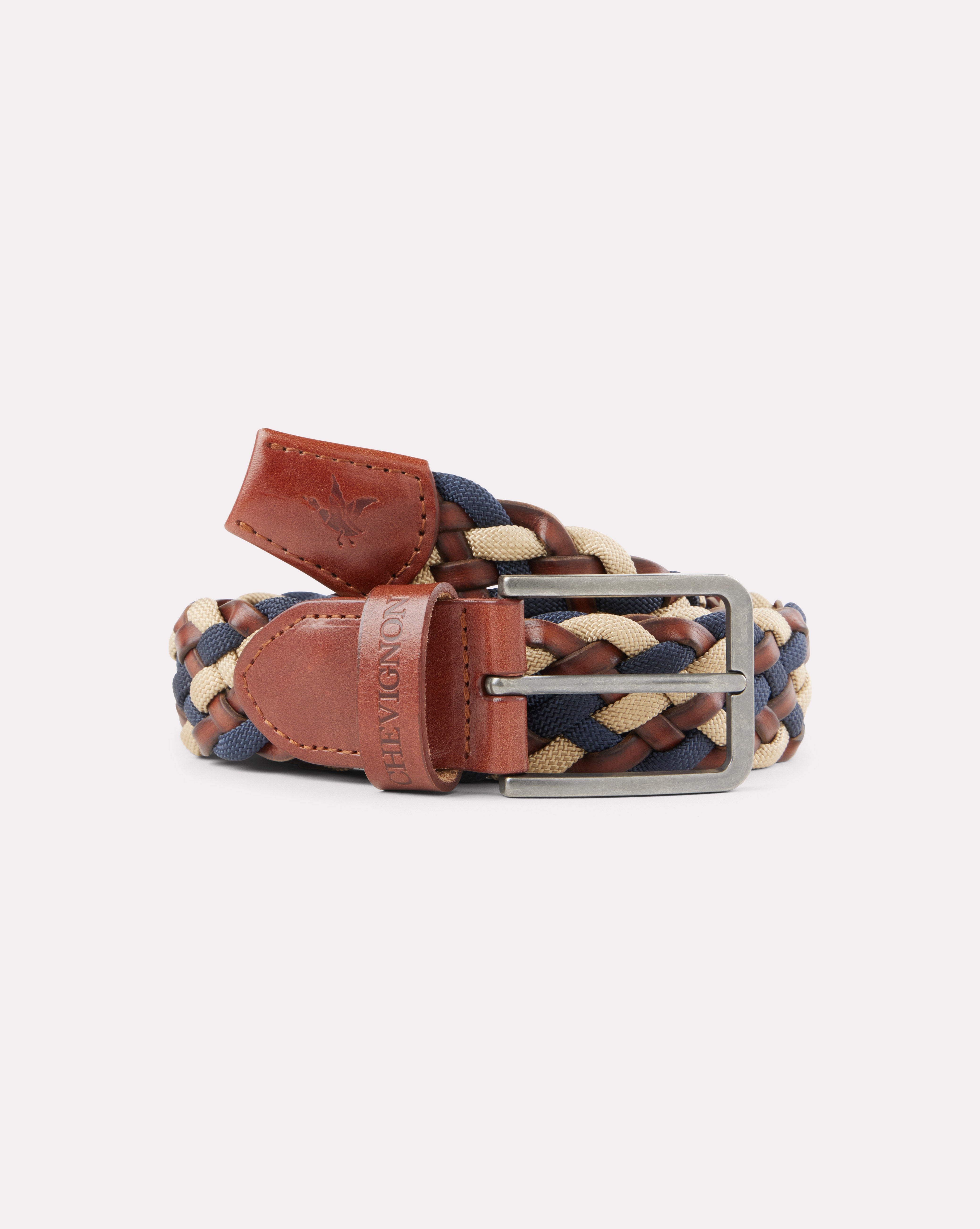CEINTURE BRAID BELT MARRON