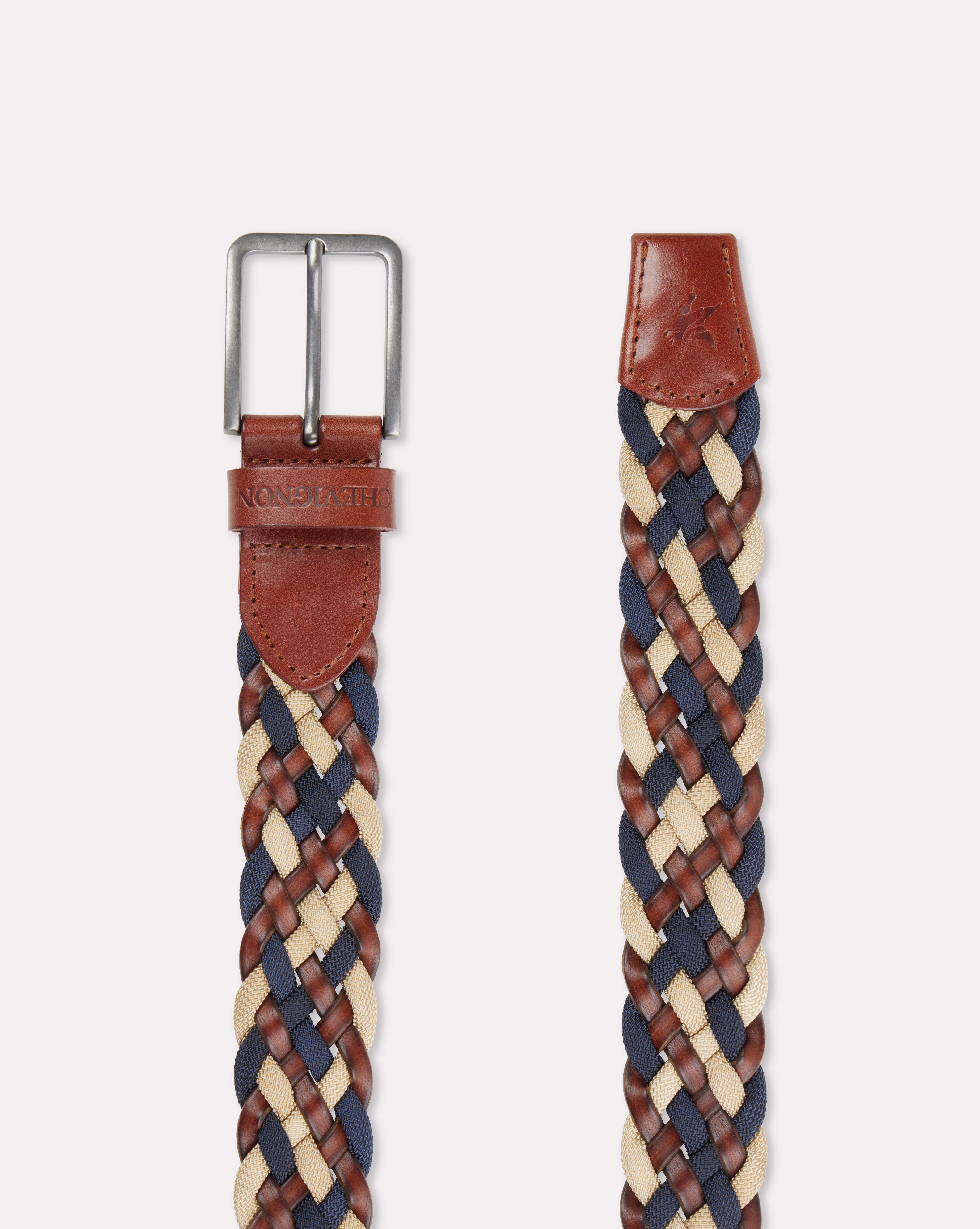 CEINTURE BRAID BELT MARRON