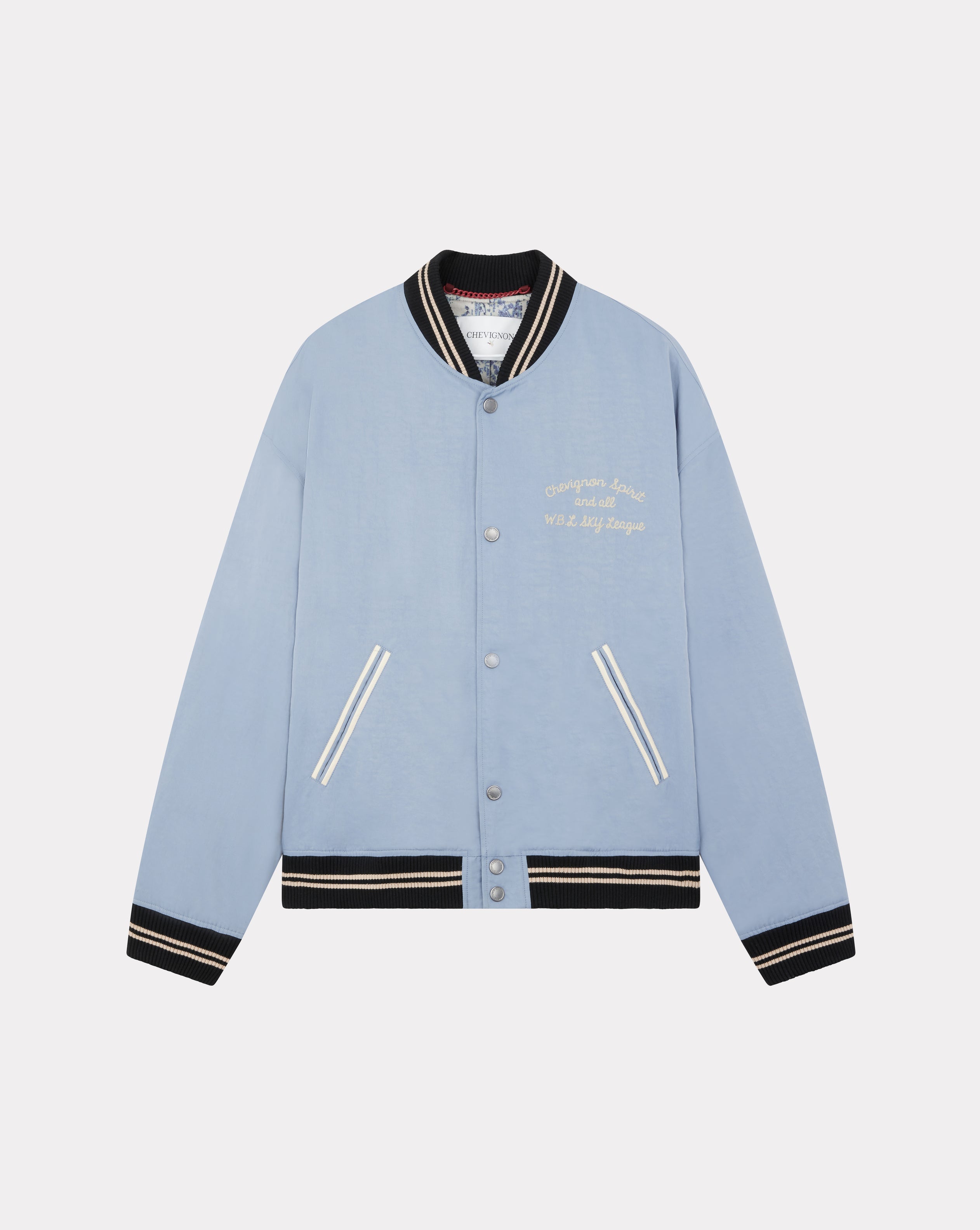 BLOUSON CRYSTAL BLEU