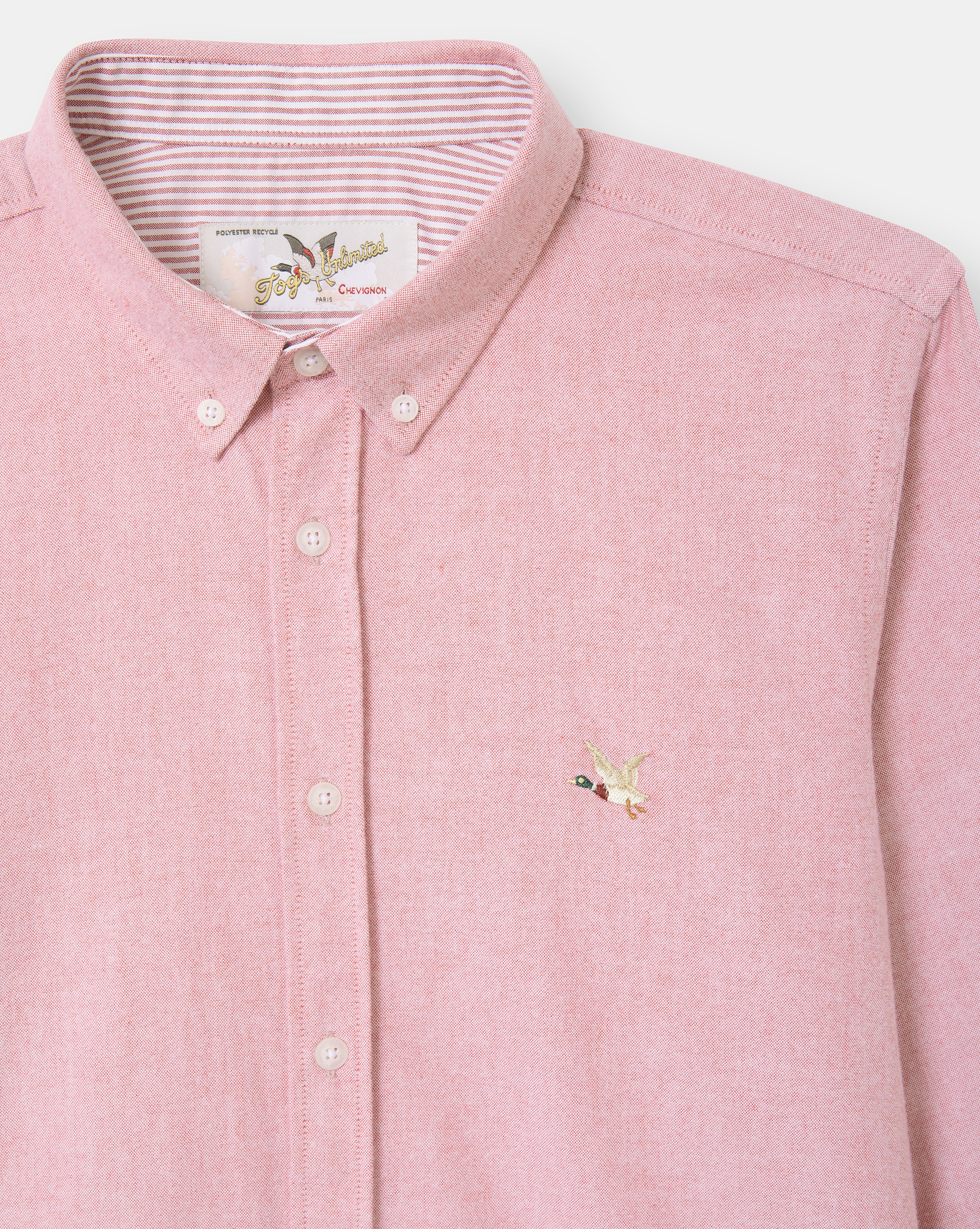 CHEMISE OXFORD TOGS BURGUNDY