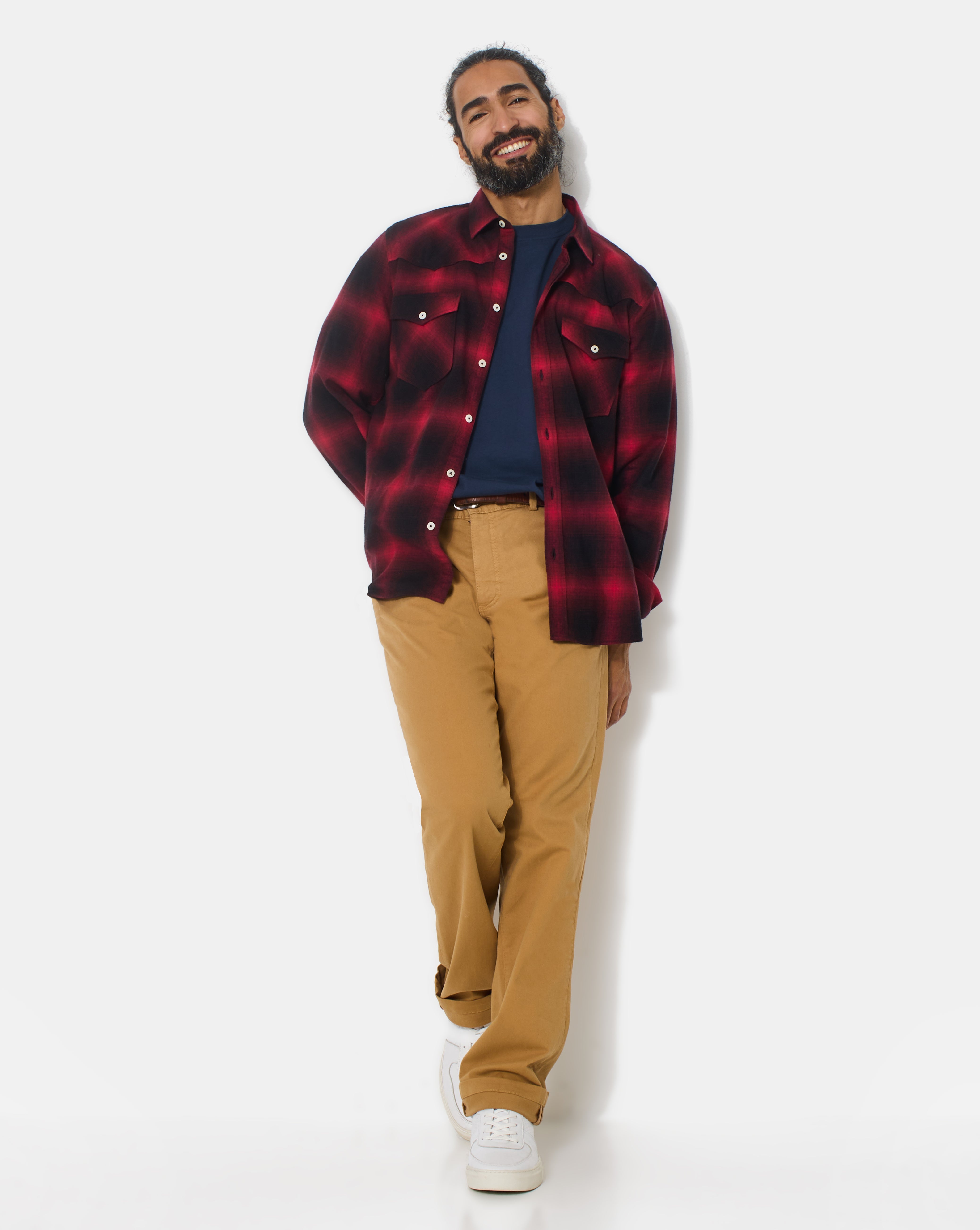 CHEMISE DALLAS ROUGE