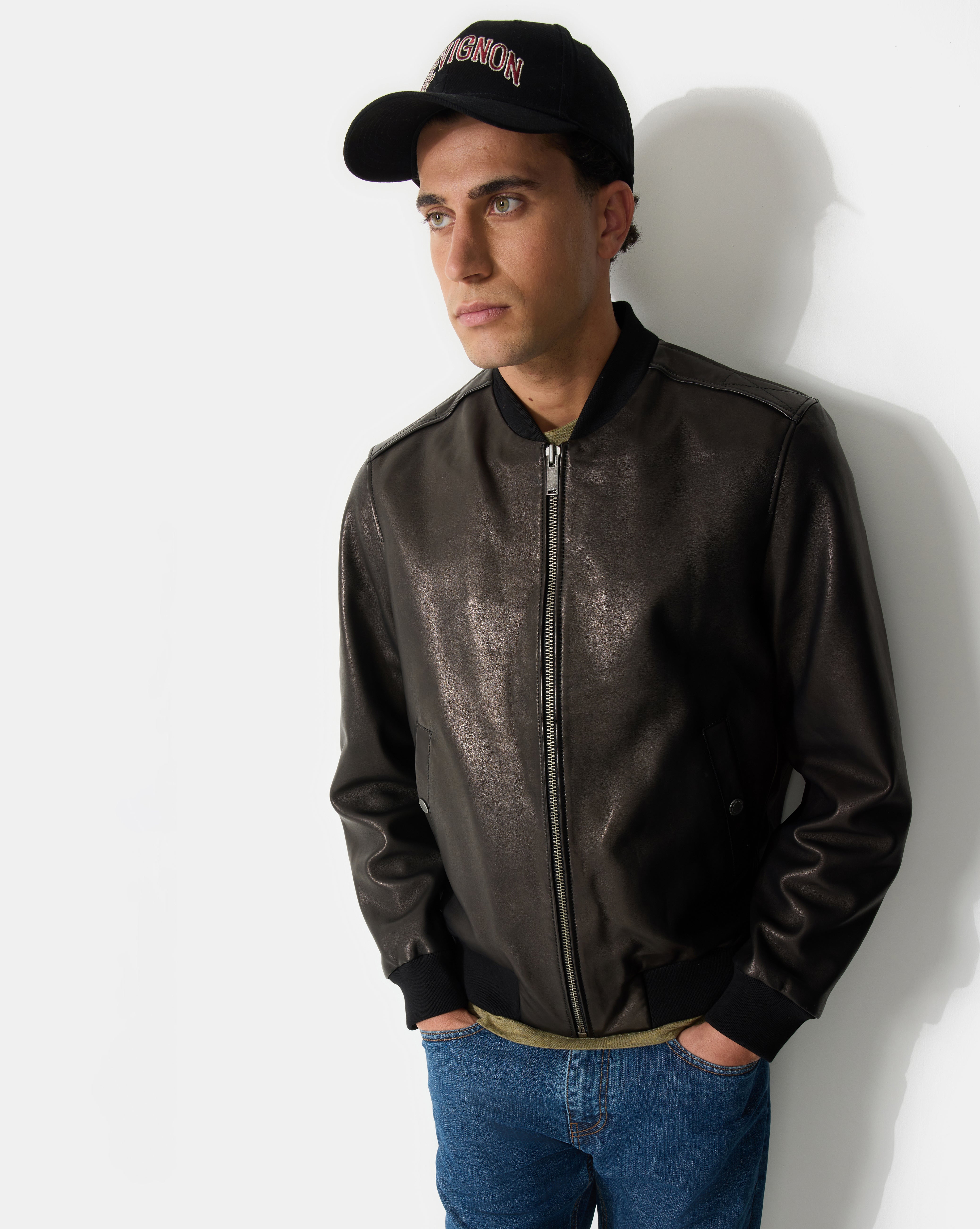 TEDDY CUIR NOIR