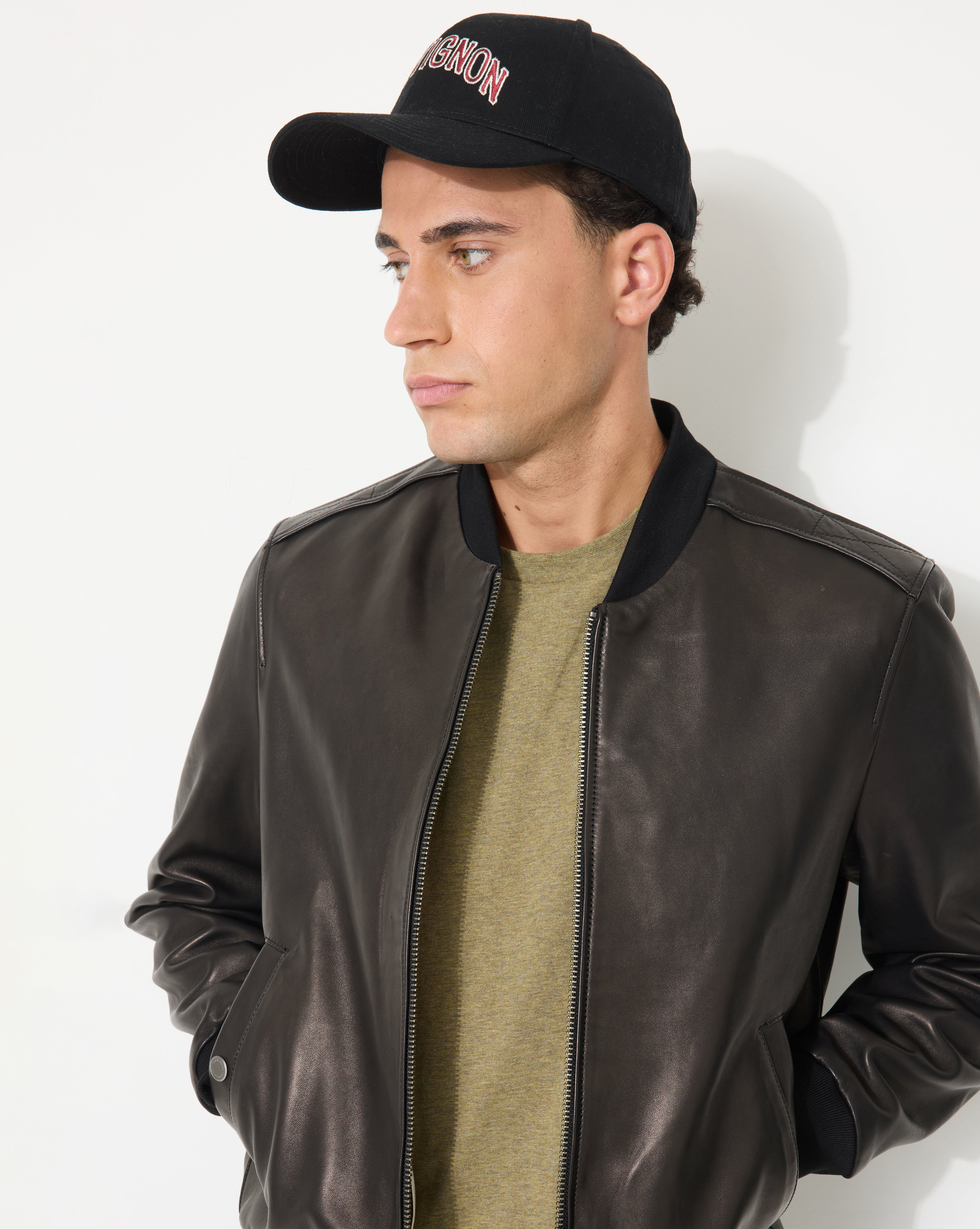 TEDDY CUIR NOIR