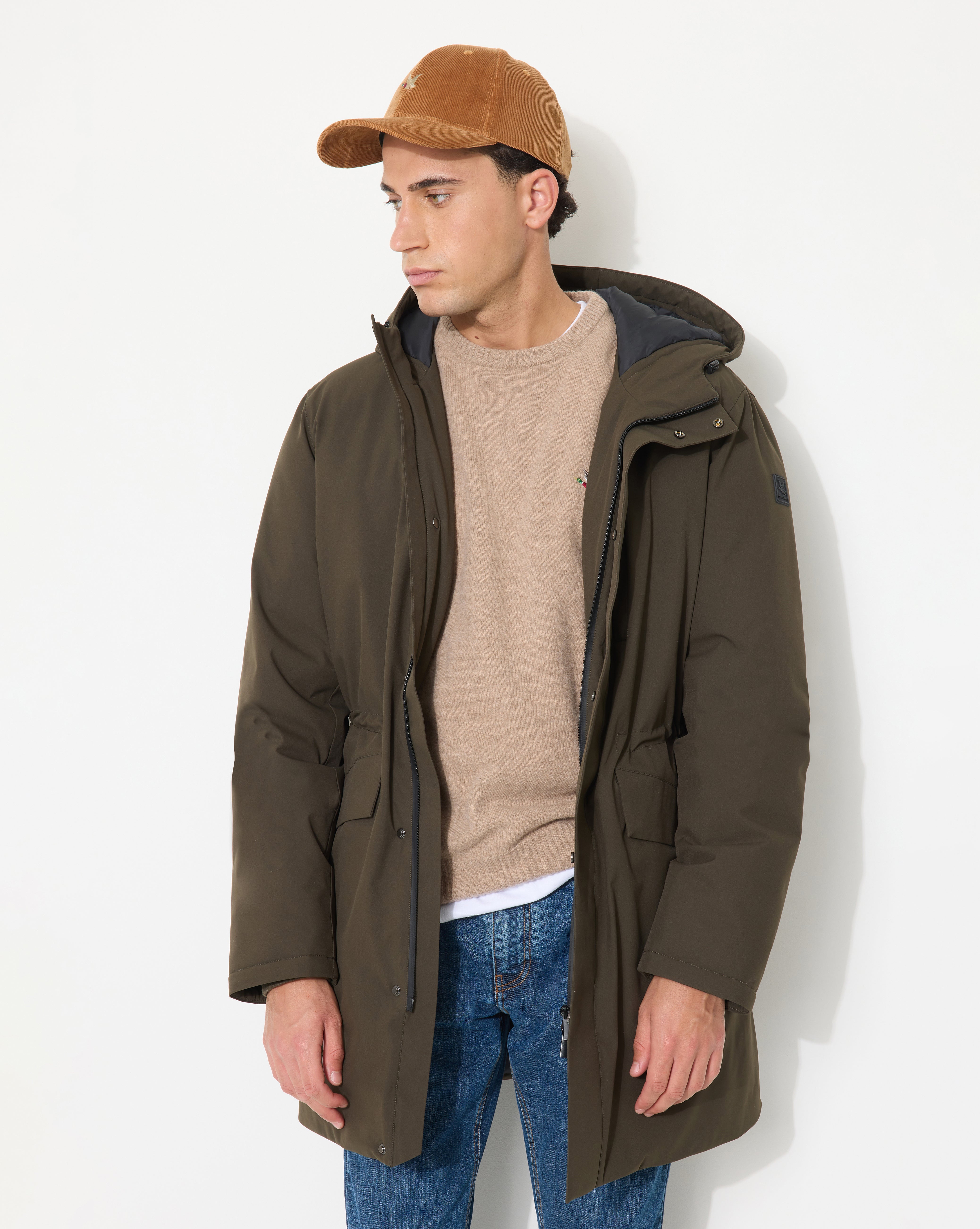 Khaki parka