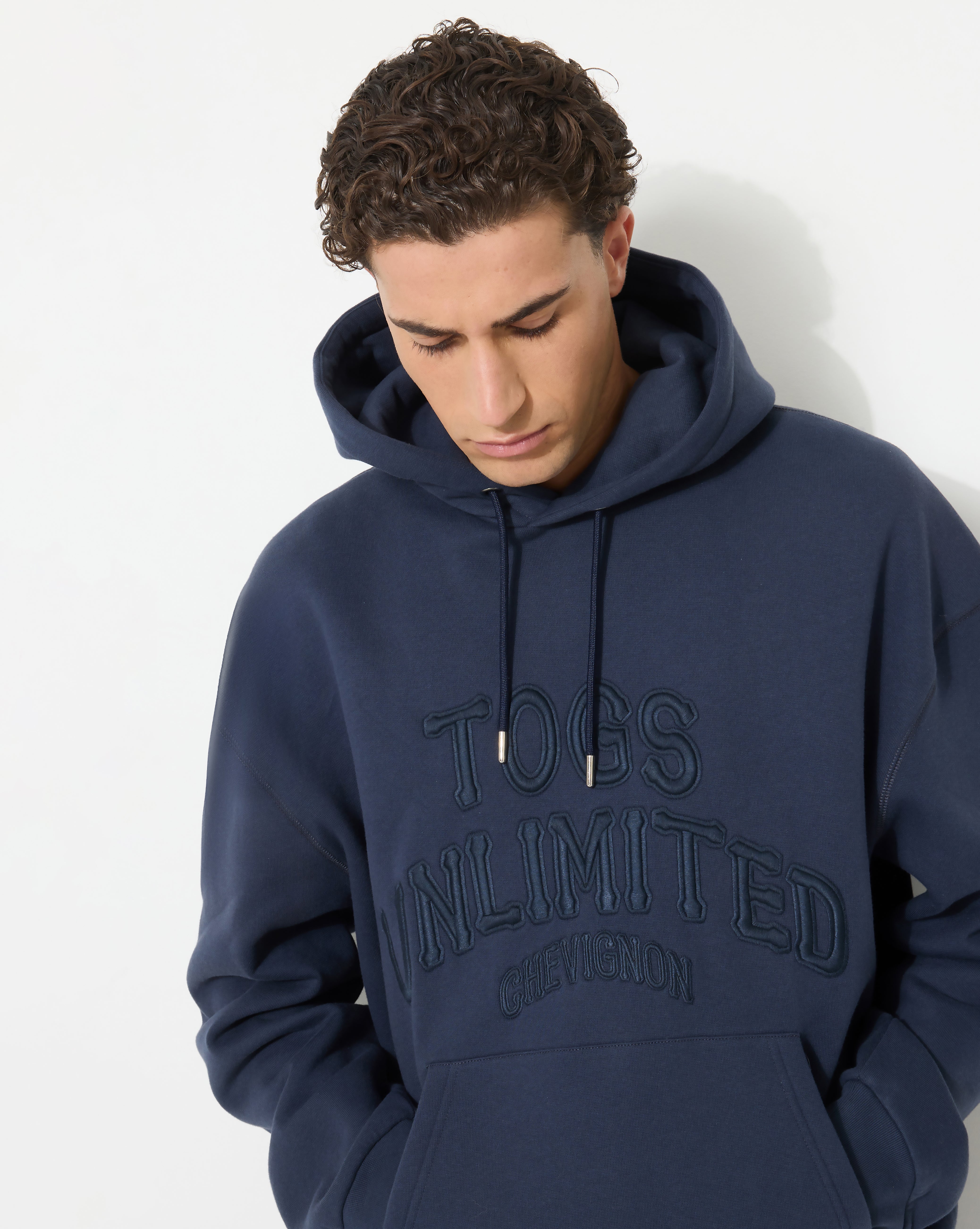 SWEAT HOOD TOGS BLEU