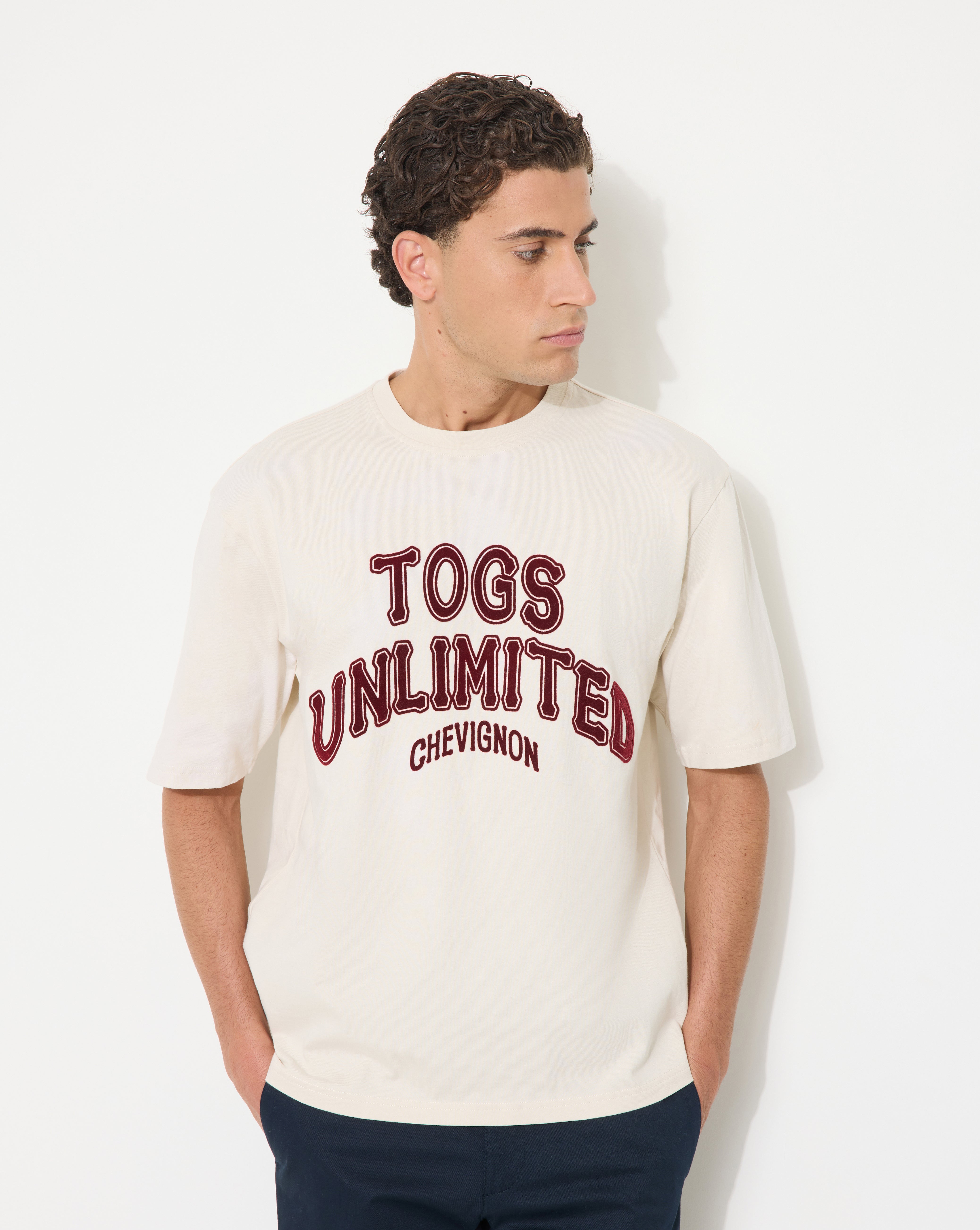 T-SHIRT UNLIMITED TEE ÉCRU