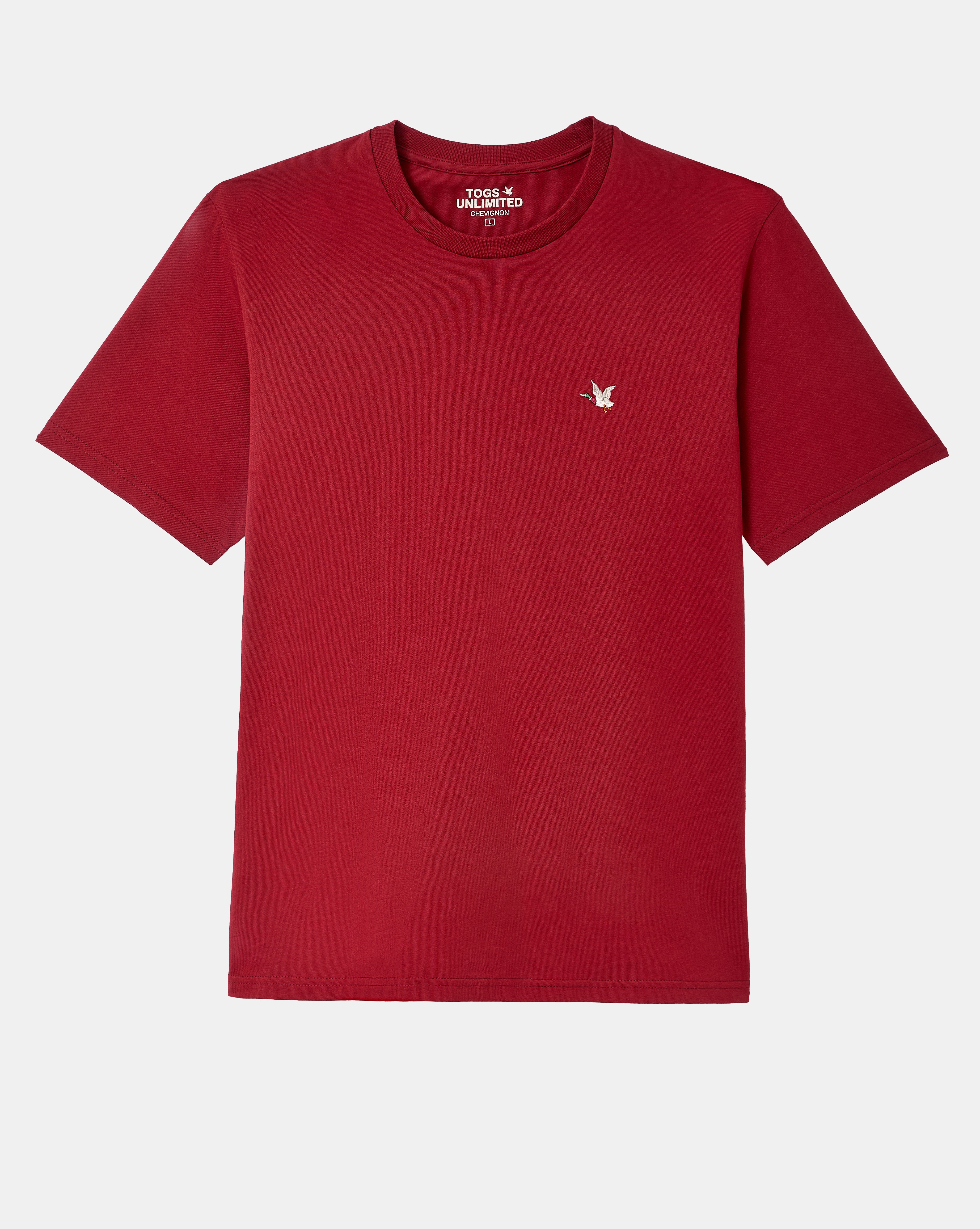 T-SHIRT T-TOGS BURGUNDY
