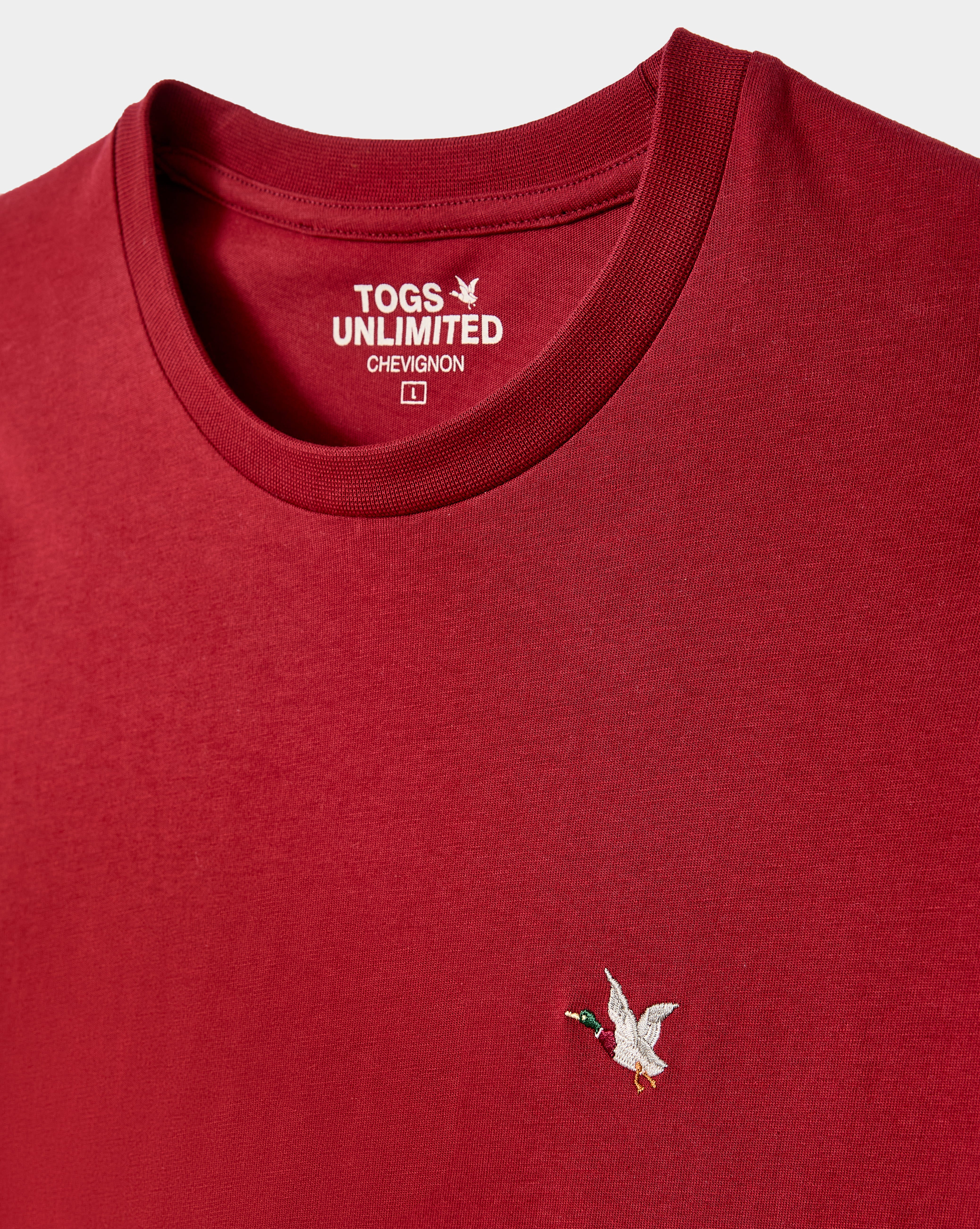 T-SHIRT T-TOGS BURGUNDY