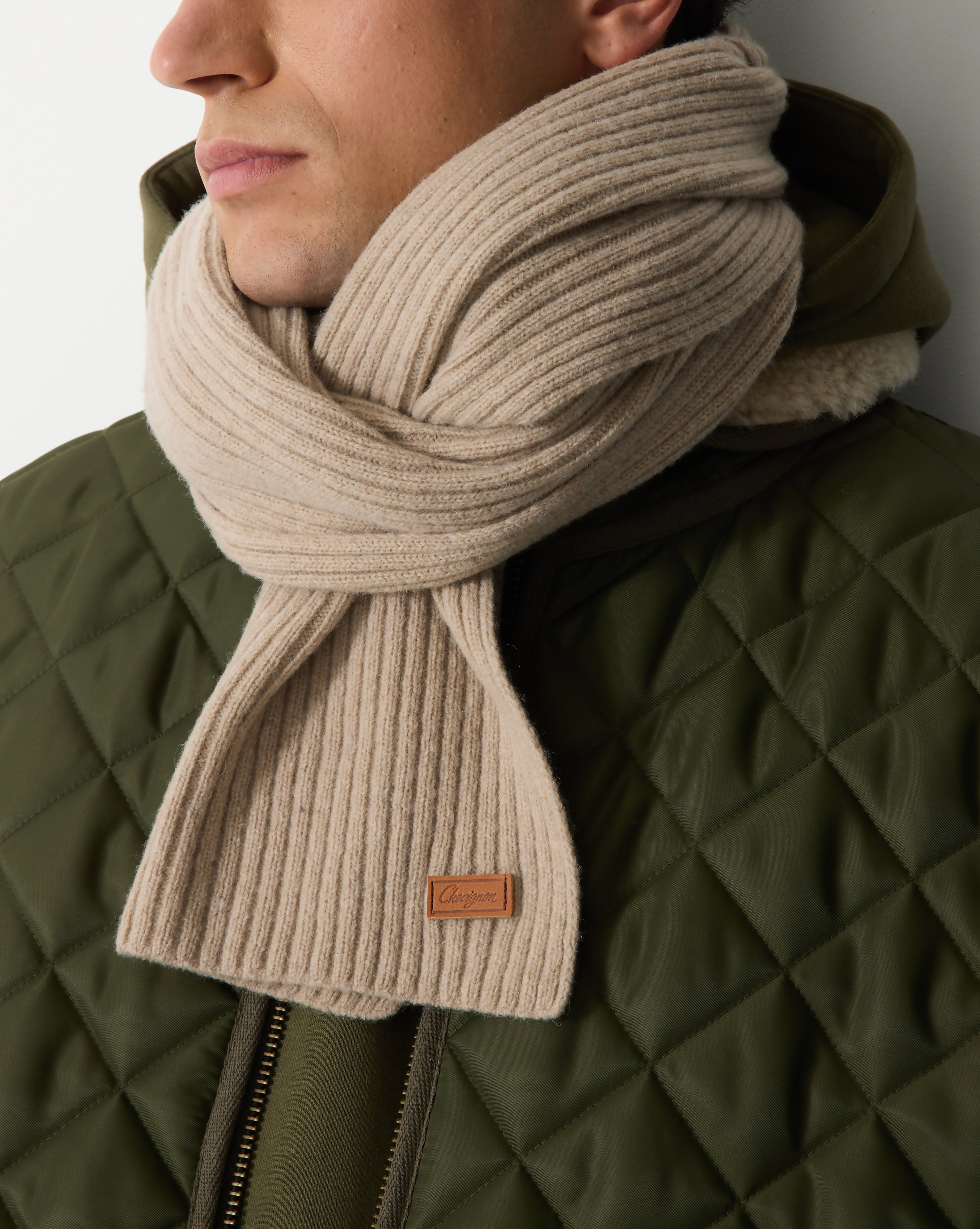 ECHARPE FRENCH SCARF BEIGE