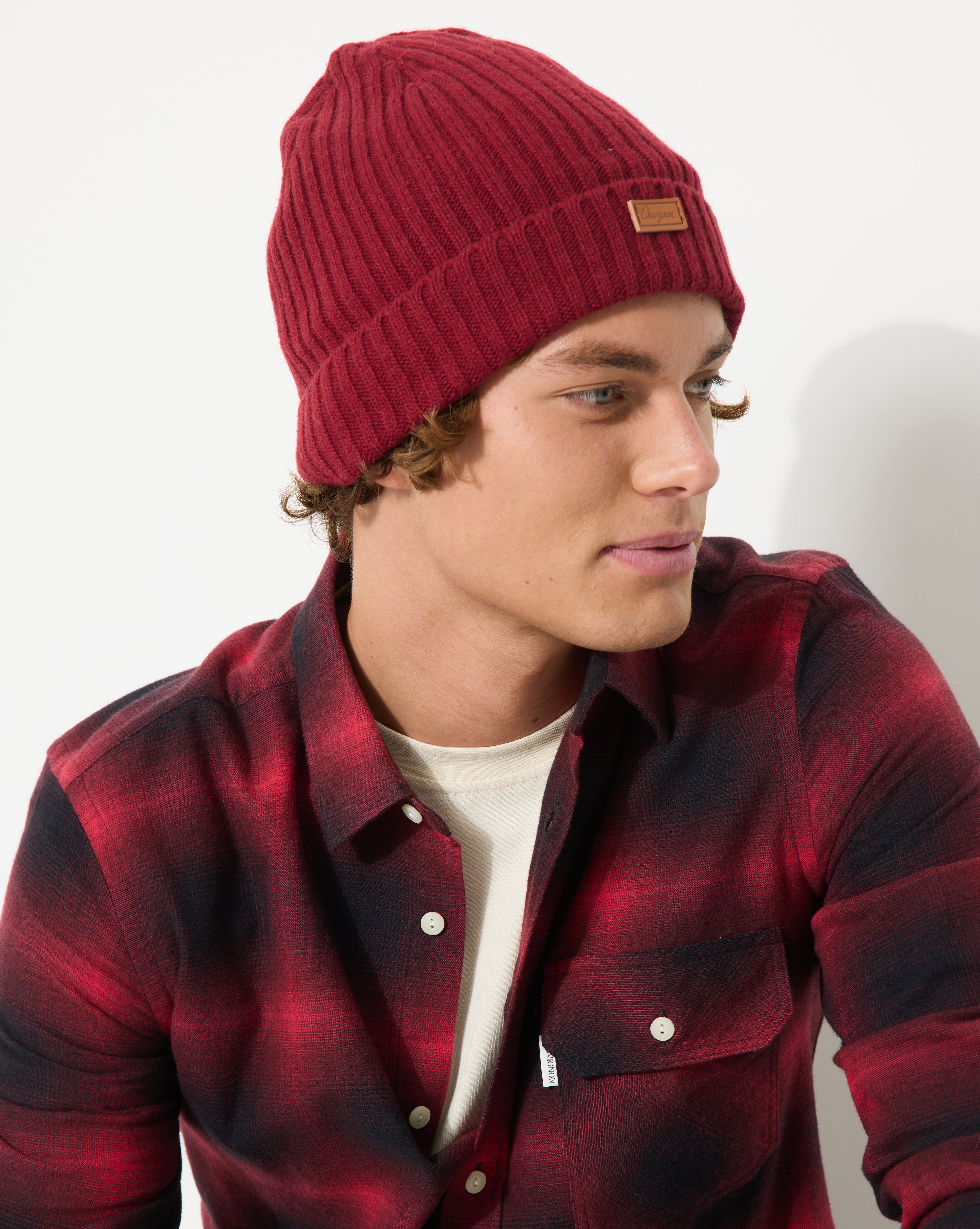 BONNET FRENCH BEANIE ROUGE