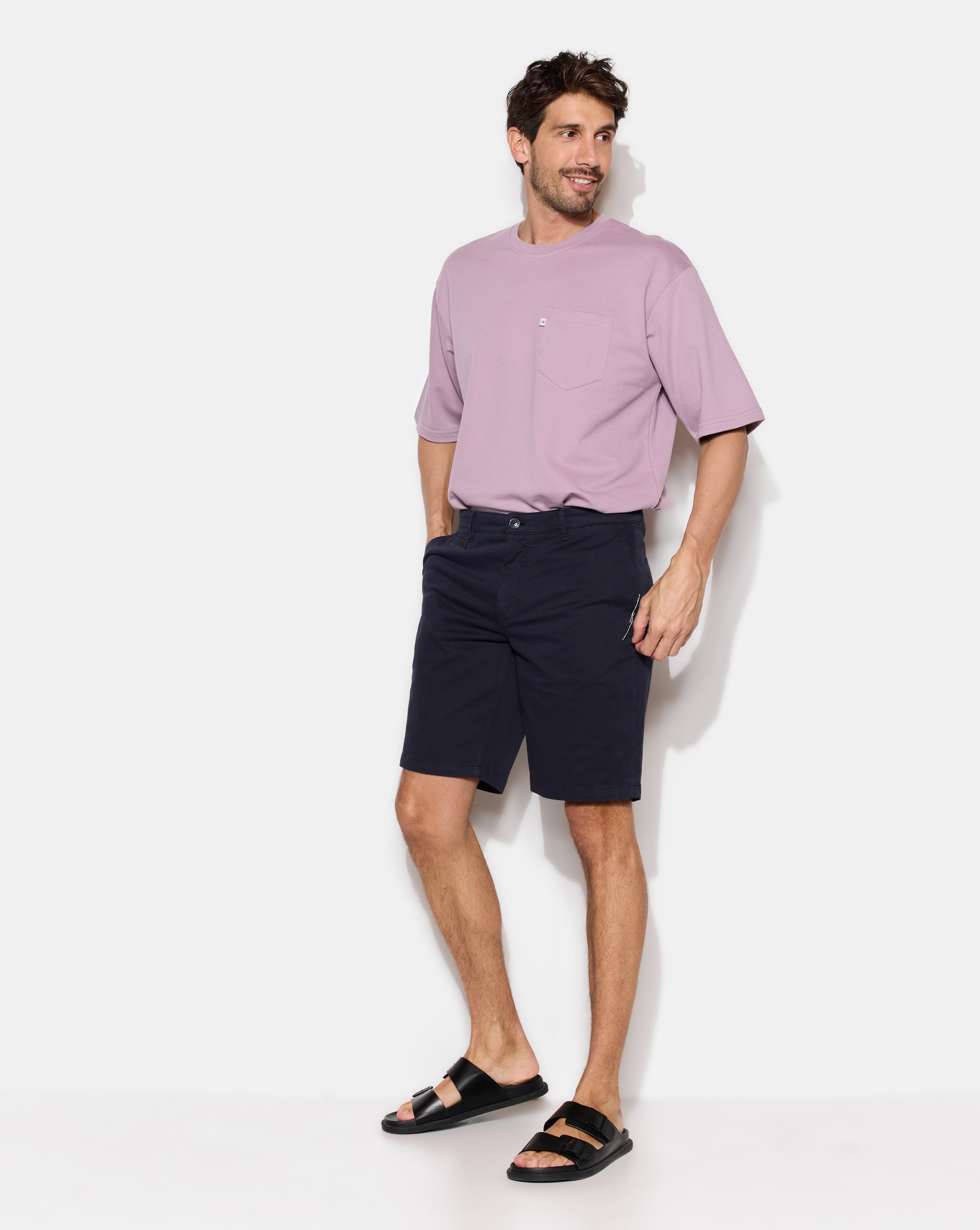 CHINO SHORT BLEU MARINE