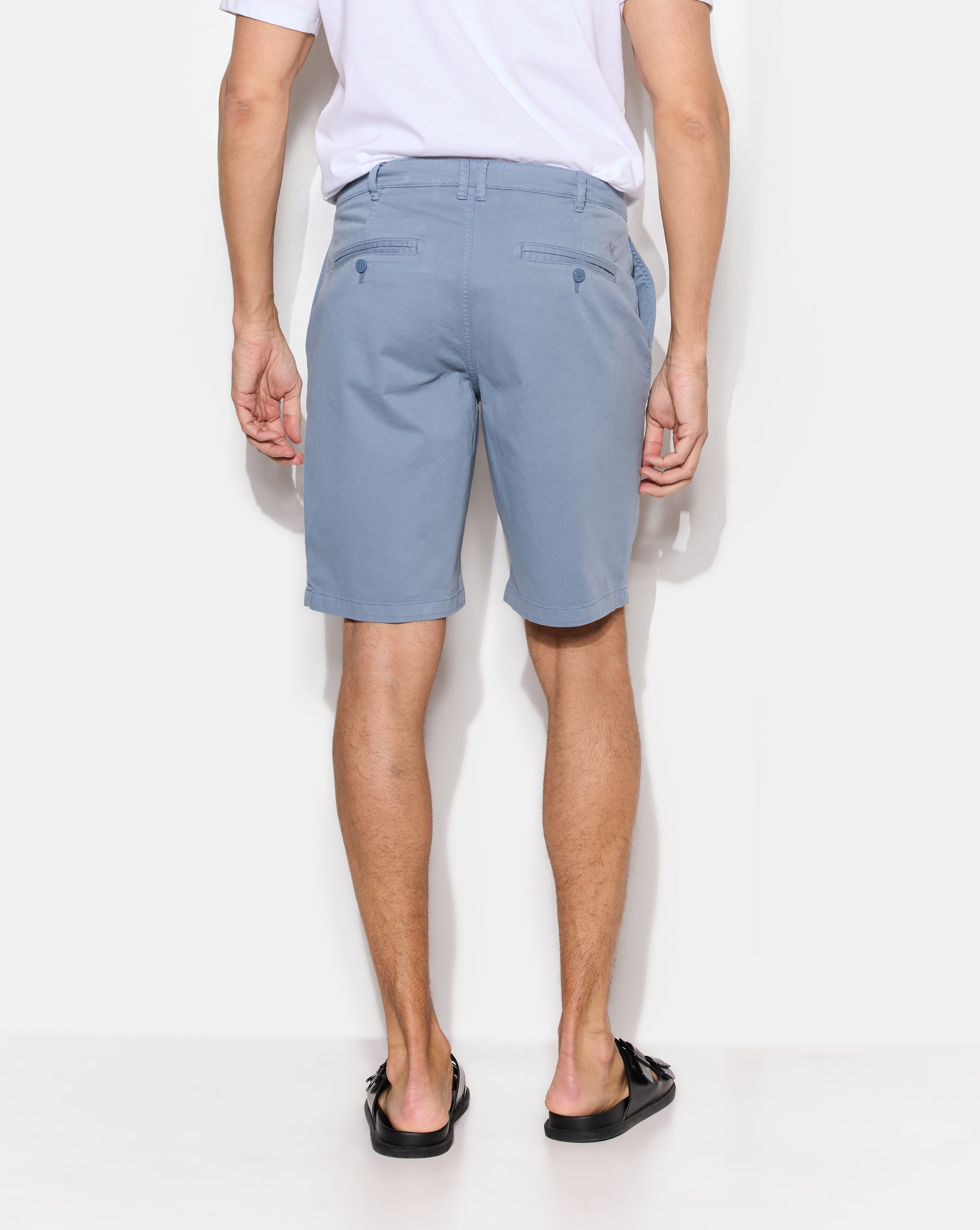 BLUE CHINO SHORTS