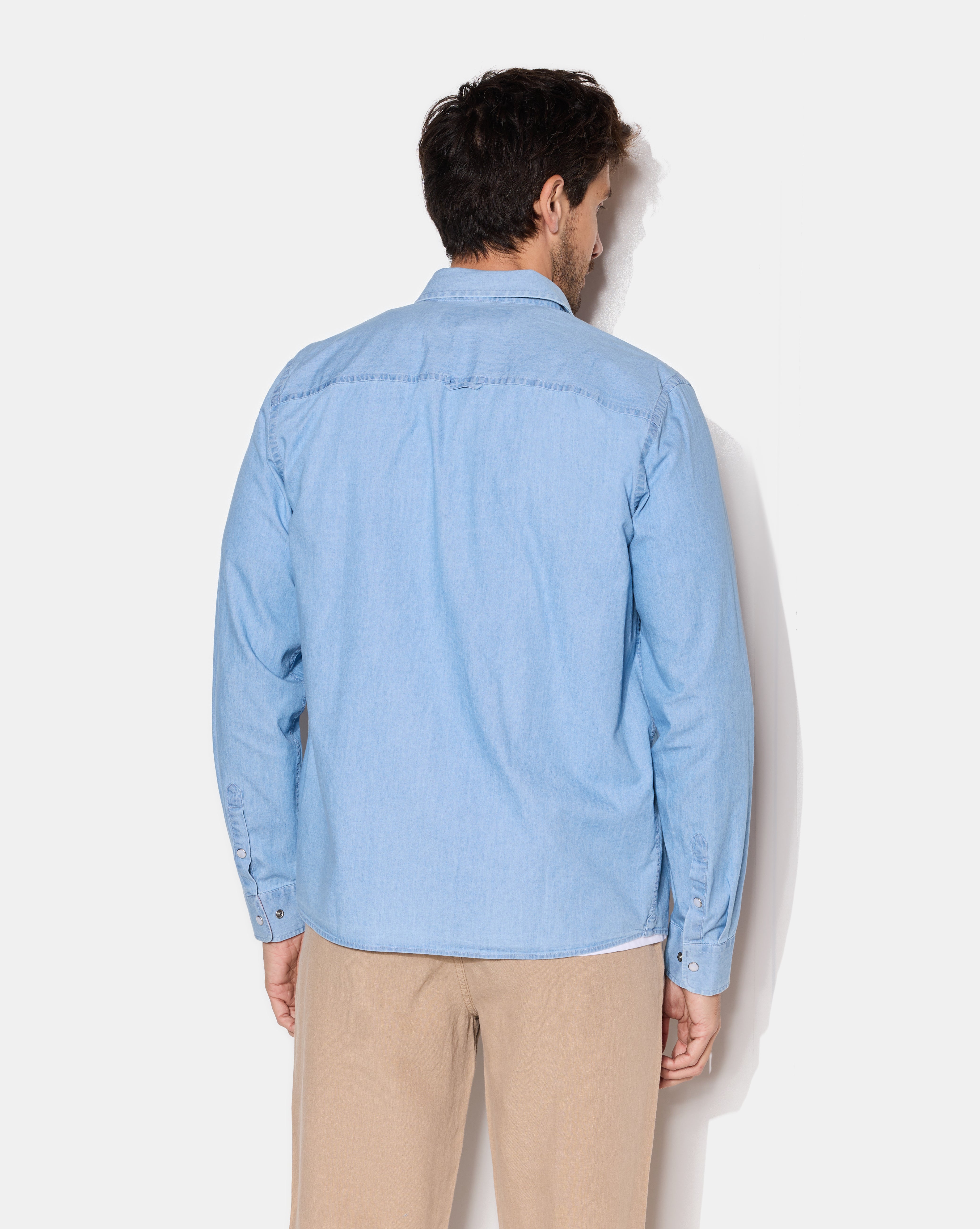 CHEMISE DENZEL BLEU CIEL