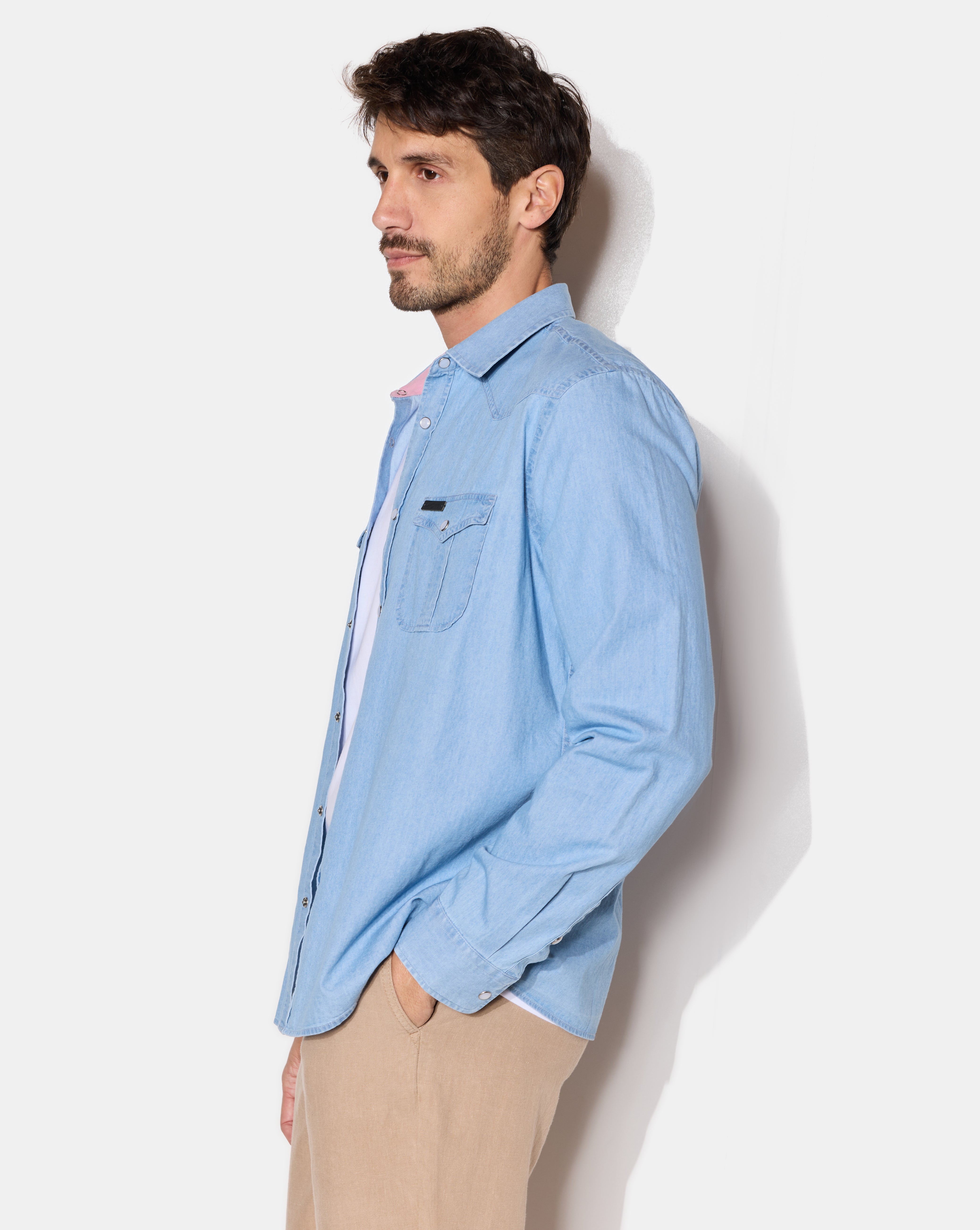 DENZEL SKY BLUE SHIRT