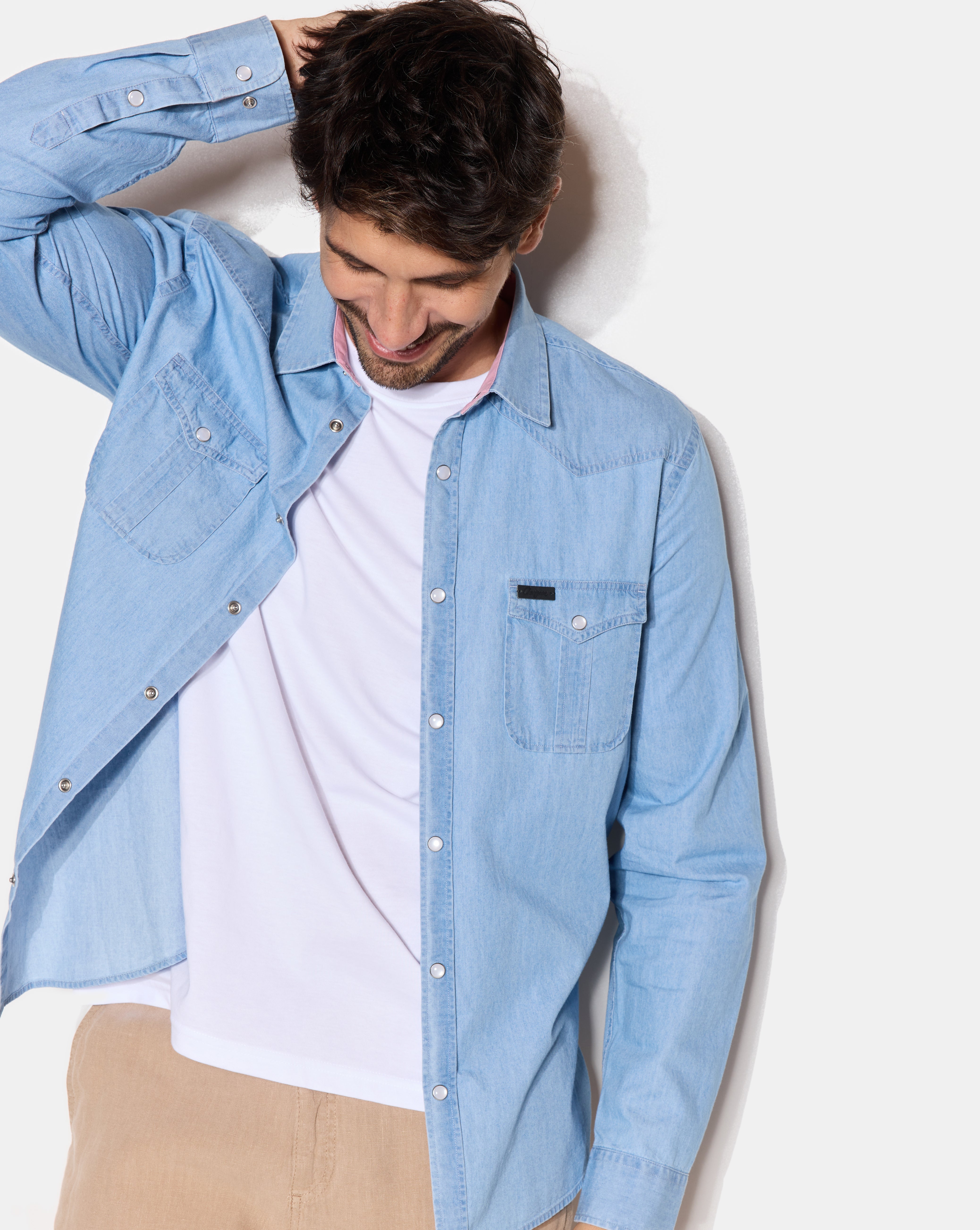 DENZEL SKY BLUE SHIRT