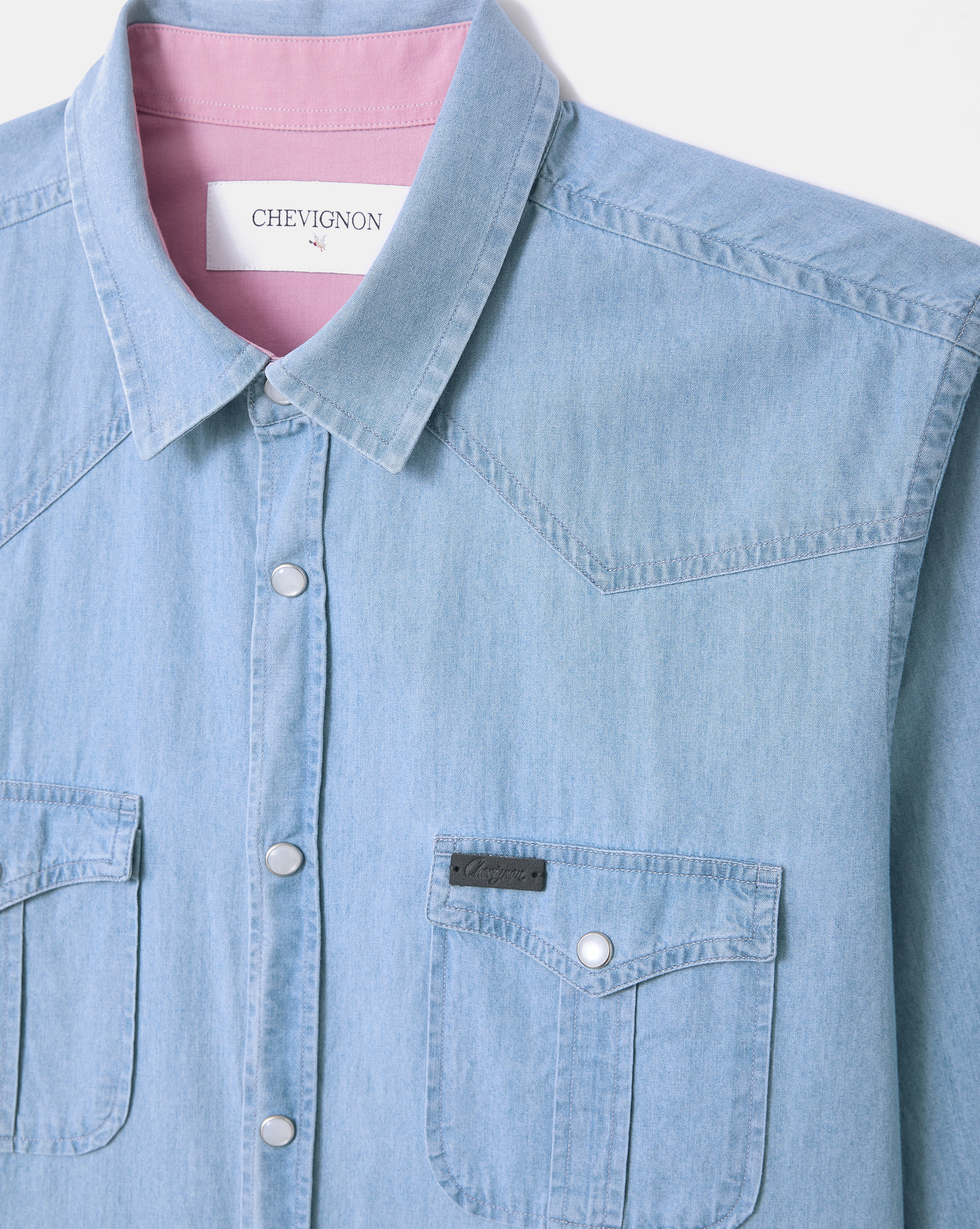 CHEMISE DENZEL BLEU CIEL