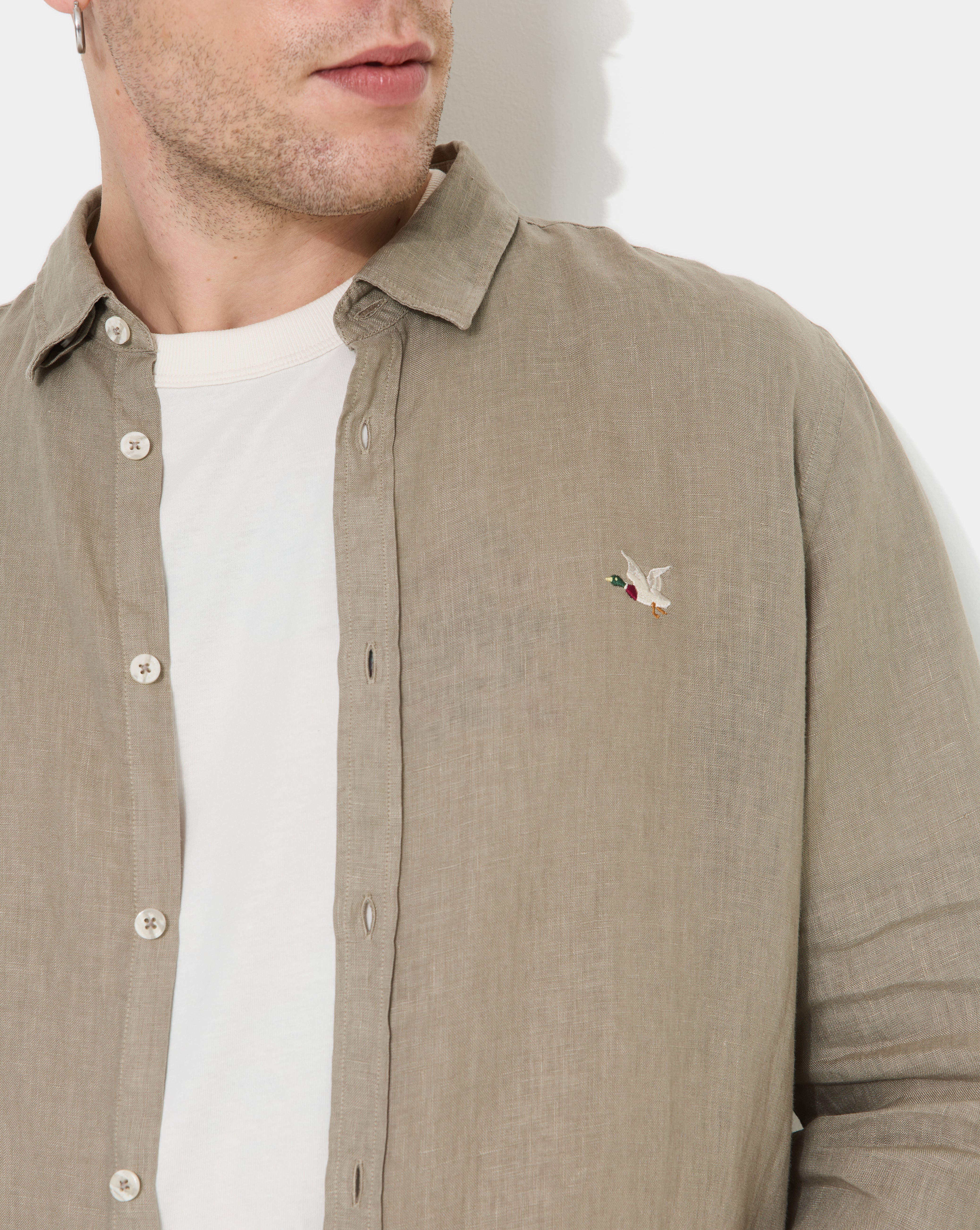LINO LONG SLEEVE SHIRT ARMY