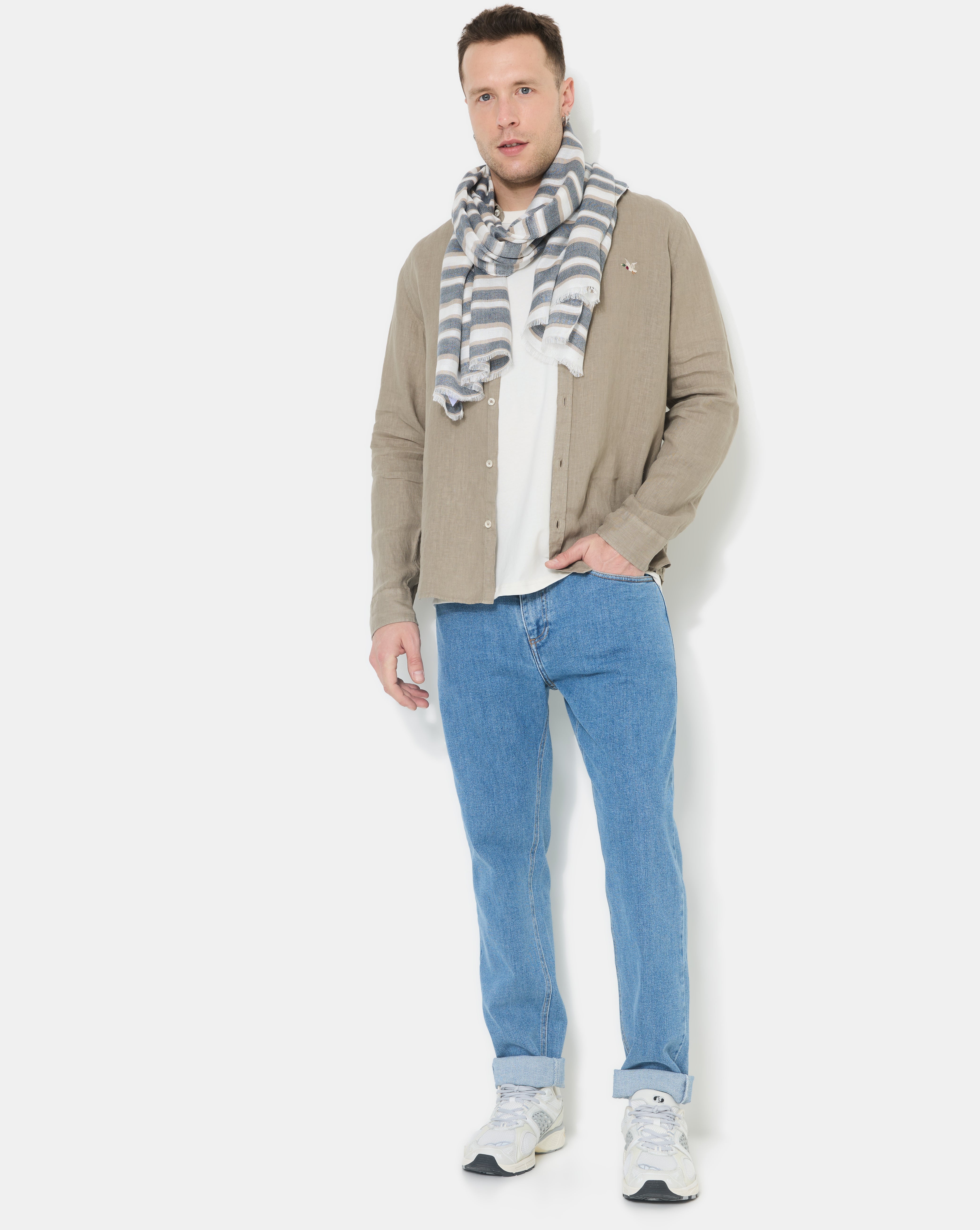 LINO LONG SLEEVE SHIRT ARMY