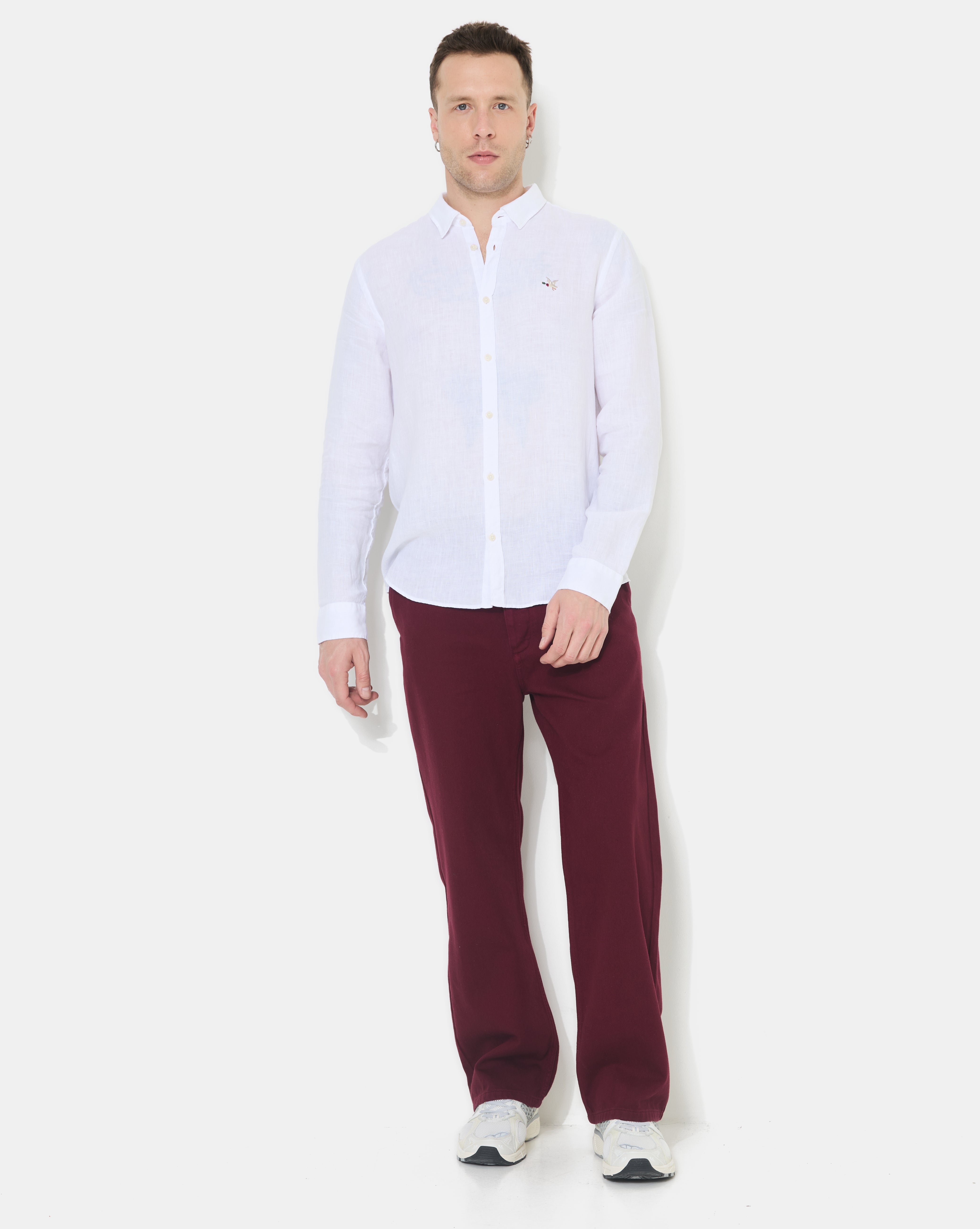LINO SHIRT LS WHITE