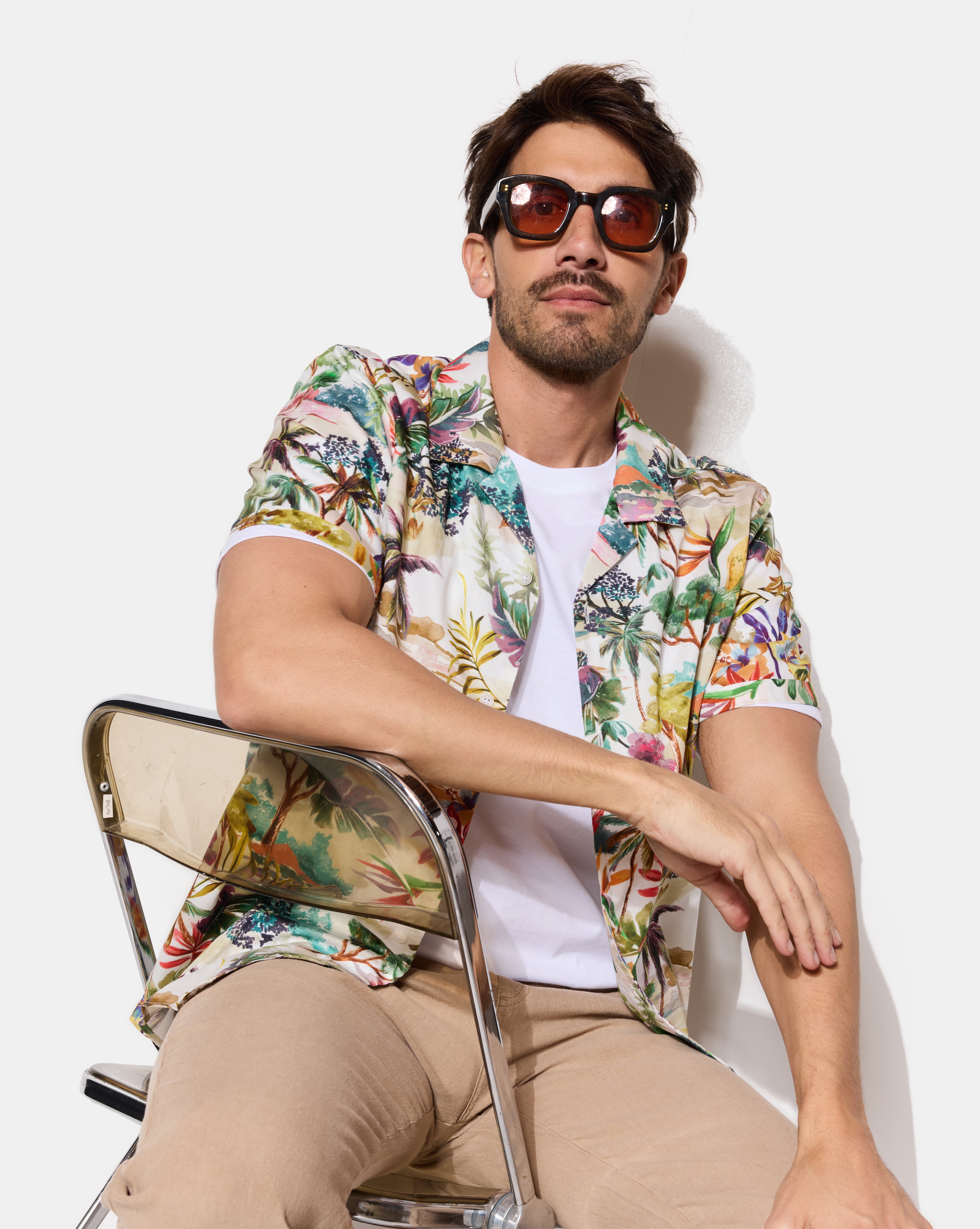 CHEMISE DIVINO BLEU MARINE