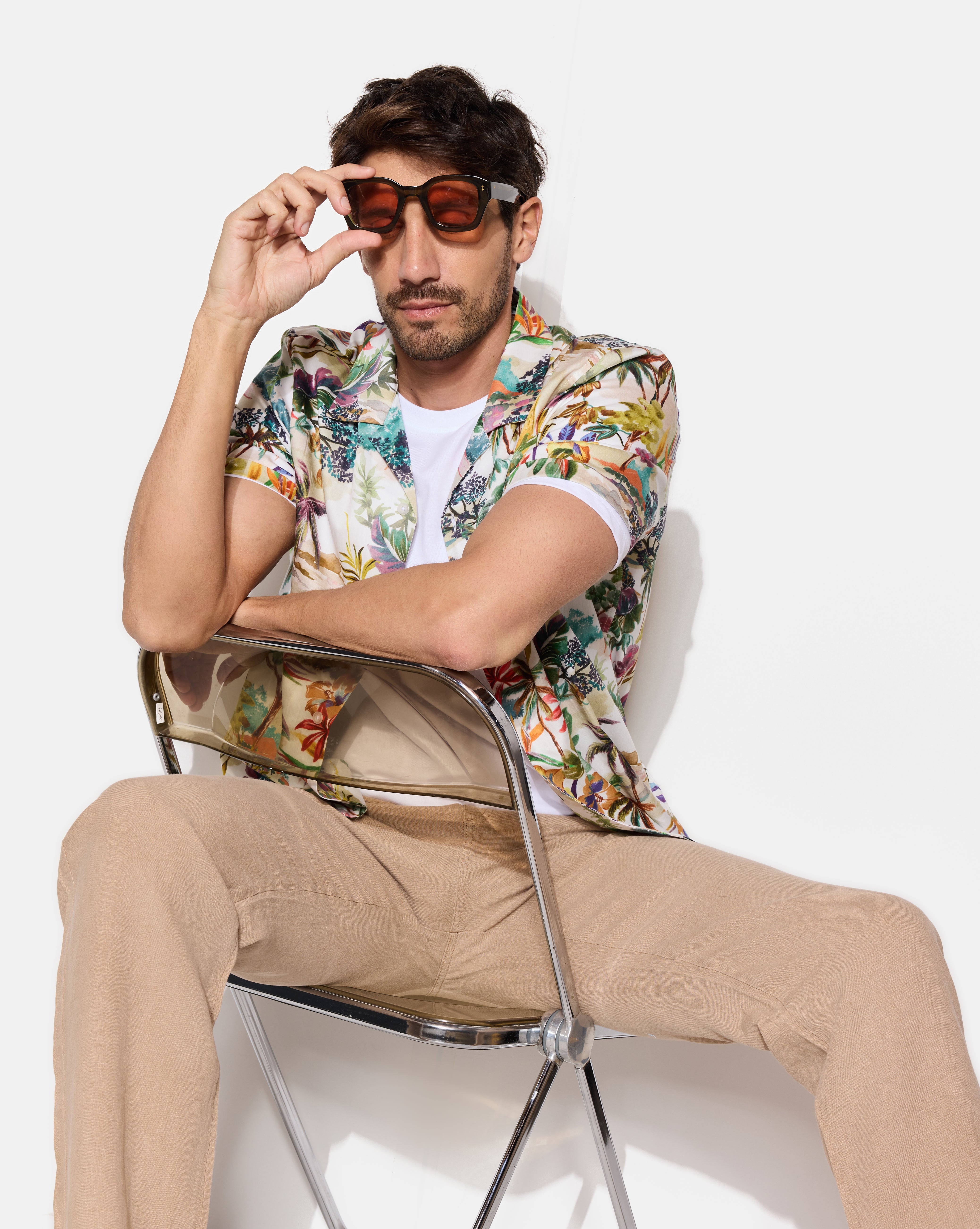 CHEMISE DIVINO BLEU MARINE