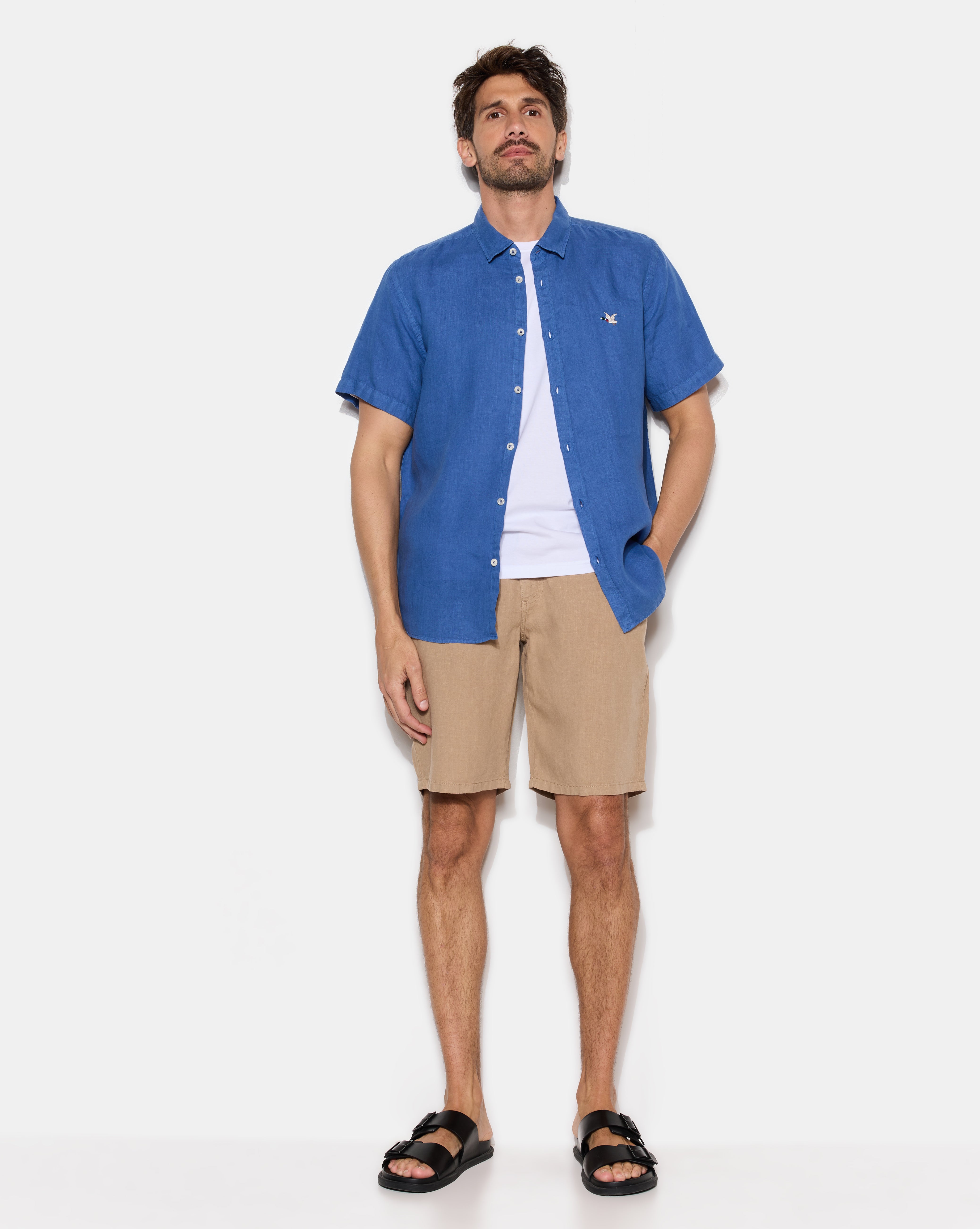 LINO S/S SHIRT BLUE