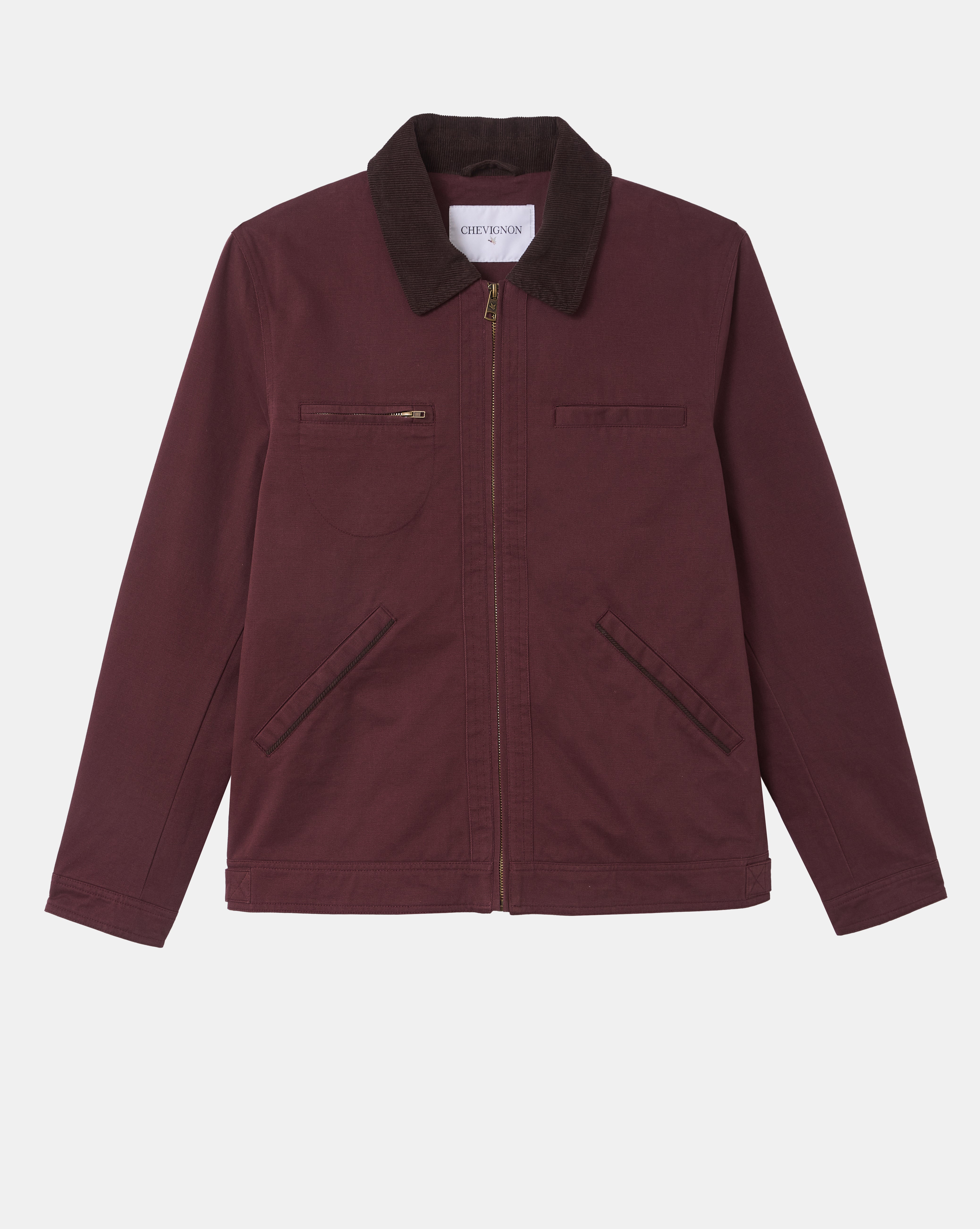 VESTE DALTON BURGUNDY