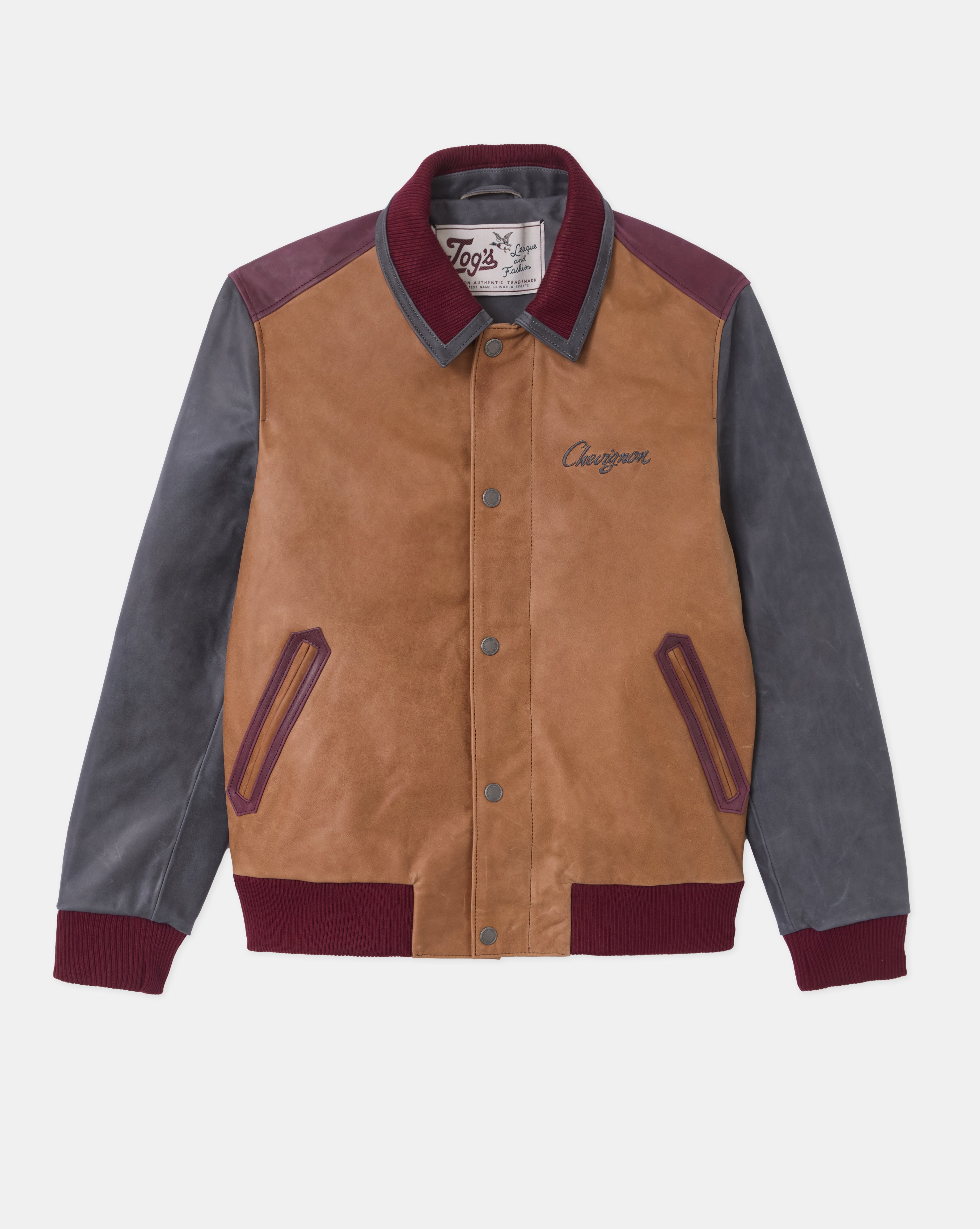 BLOUSON EN CUIR DEAREST BEIGE