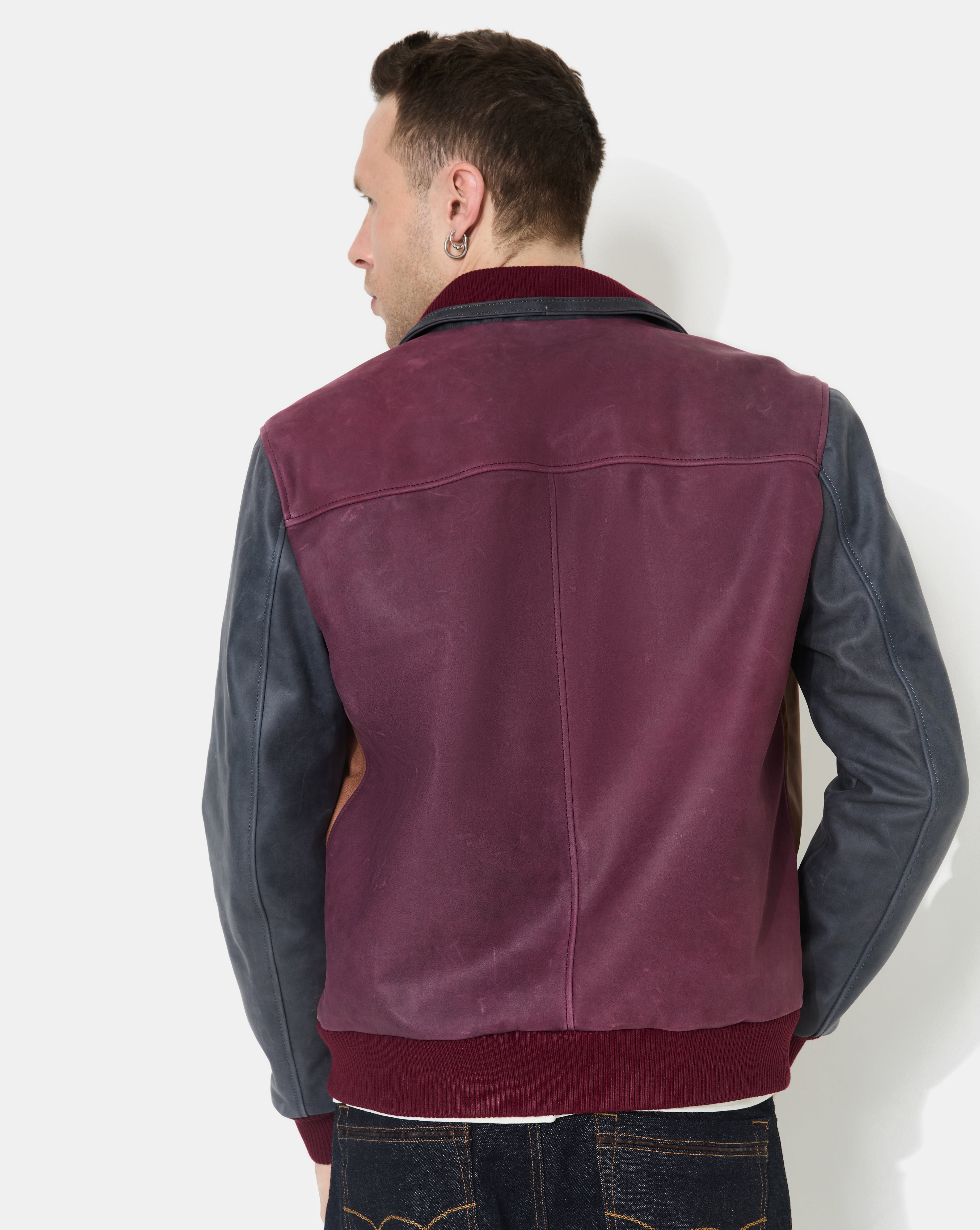 BLOUSON EN CUIR DEAREST BEIGE