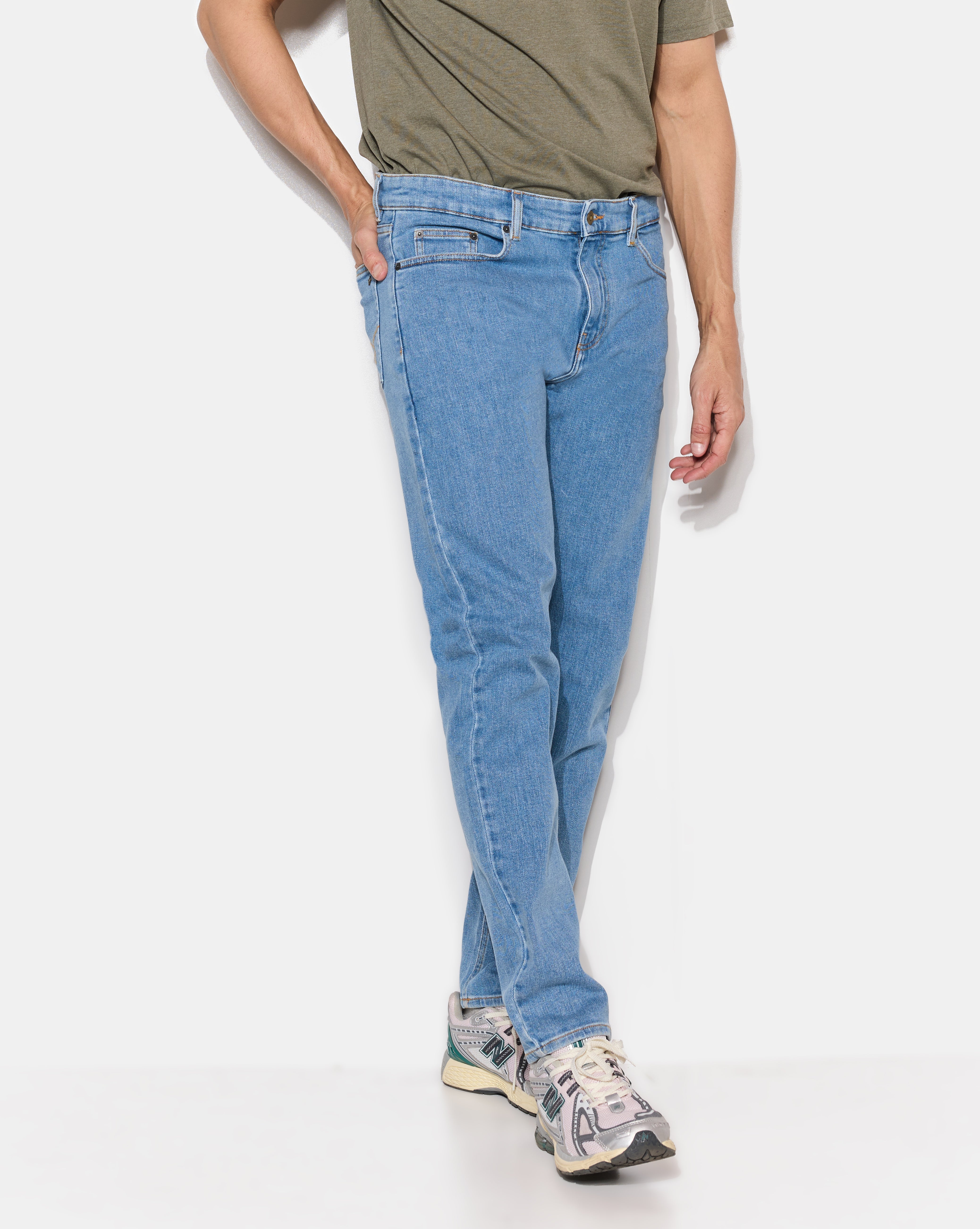 DENIM TAPERED BLEU CIEL