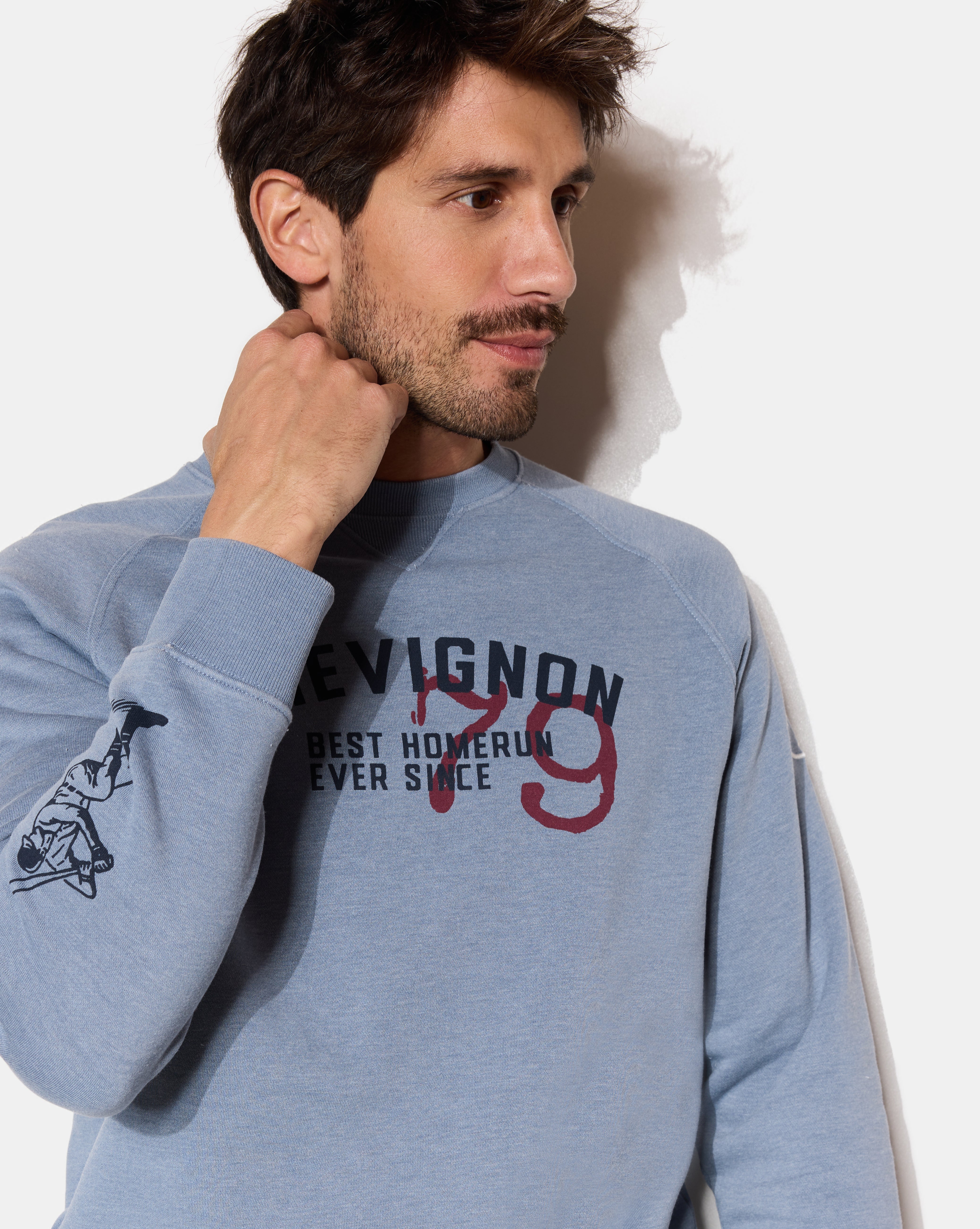 BLUE DERBY SWEATSHIRT