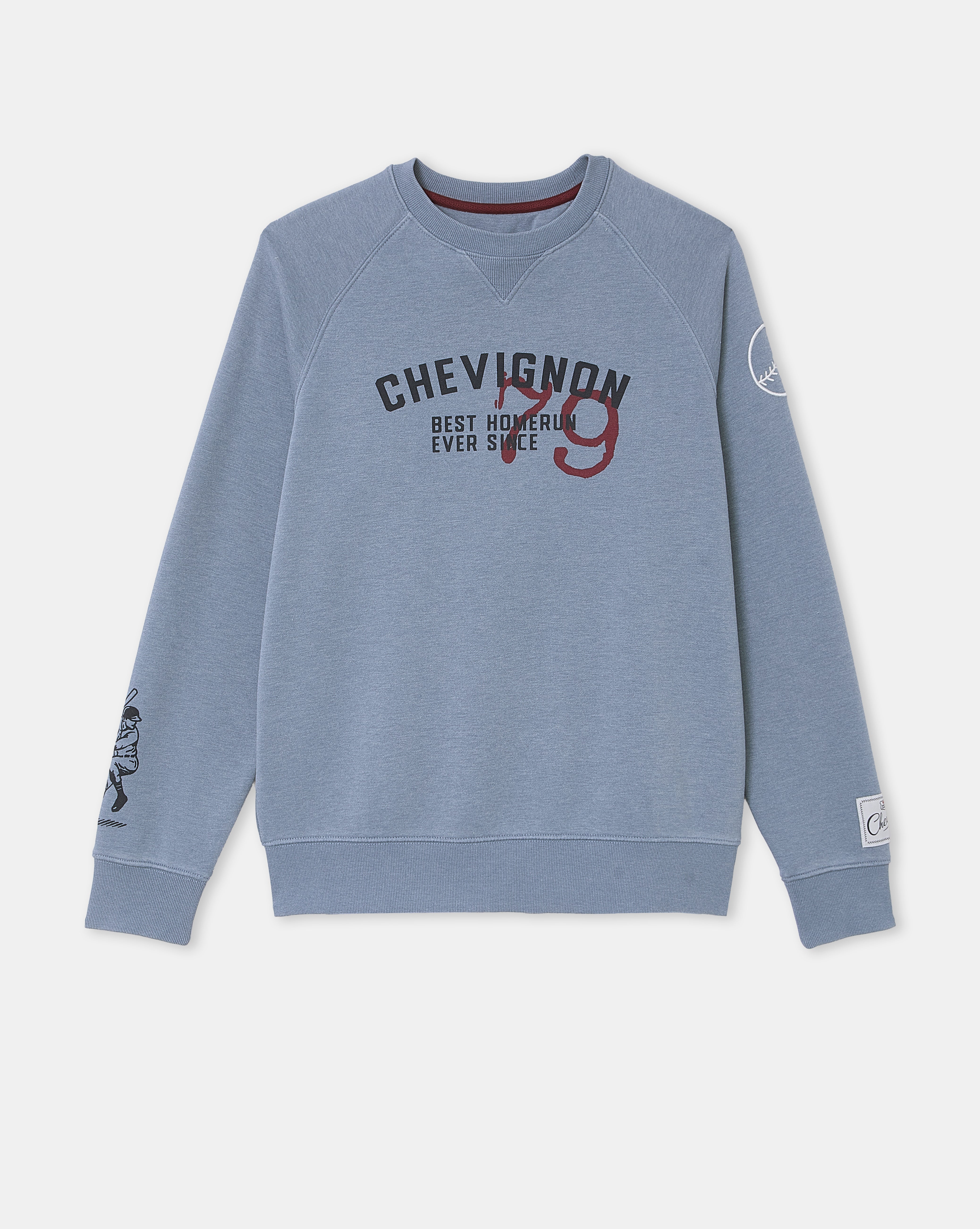 SWEATSHIRT DERBY BLEU