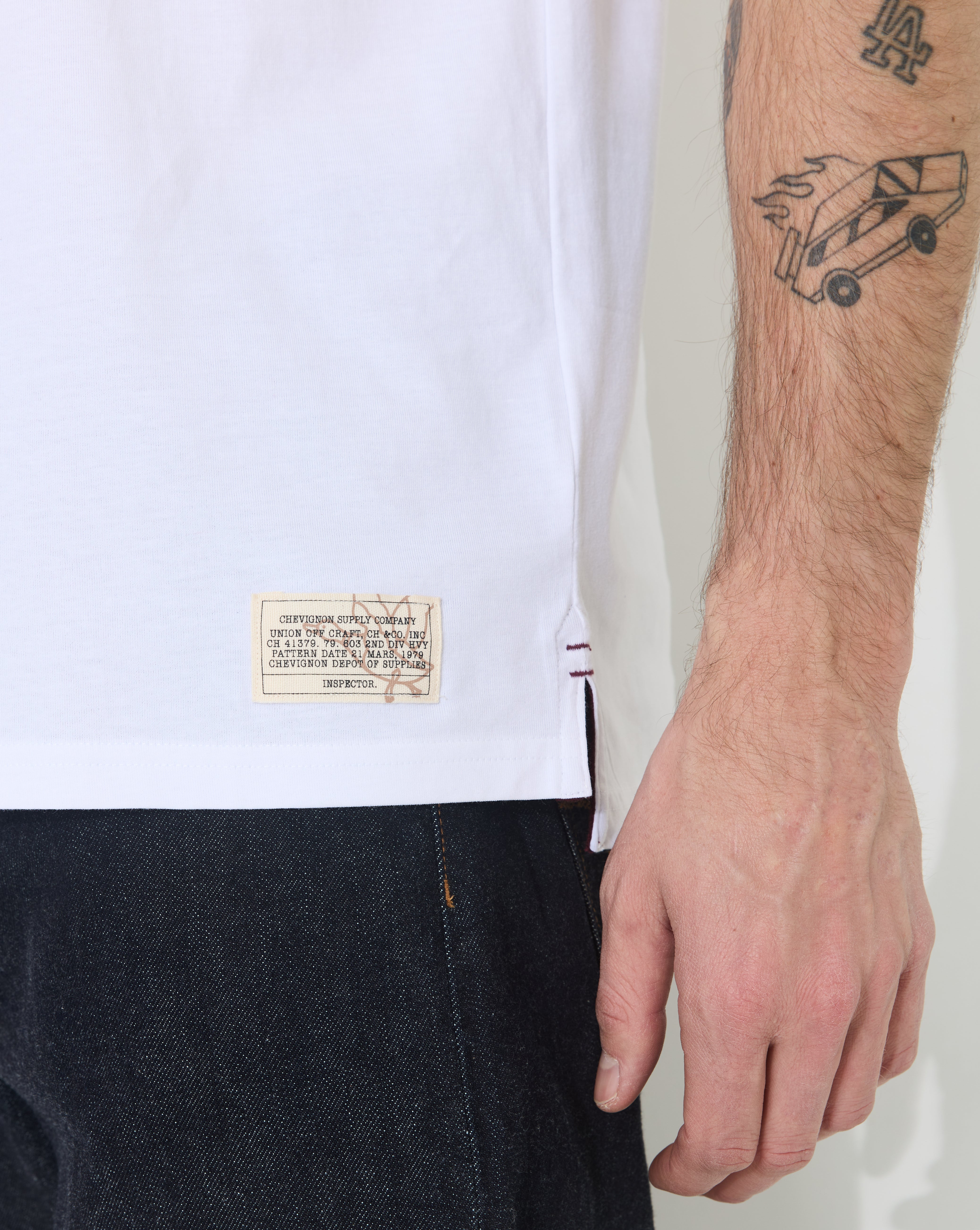 T-SHIRT DAVIN BLANC