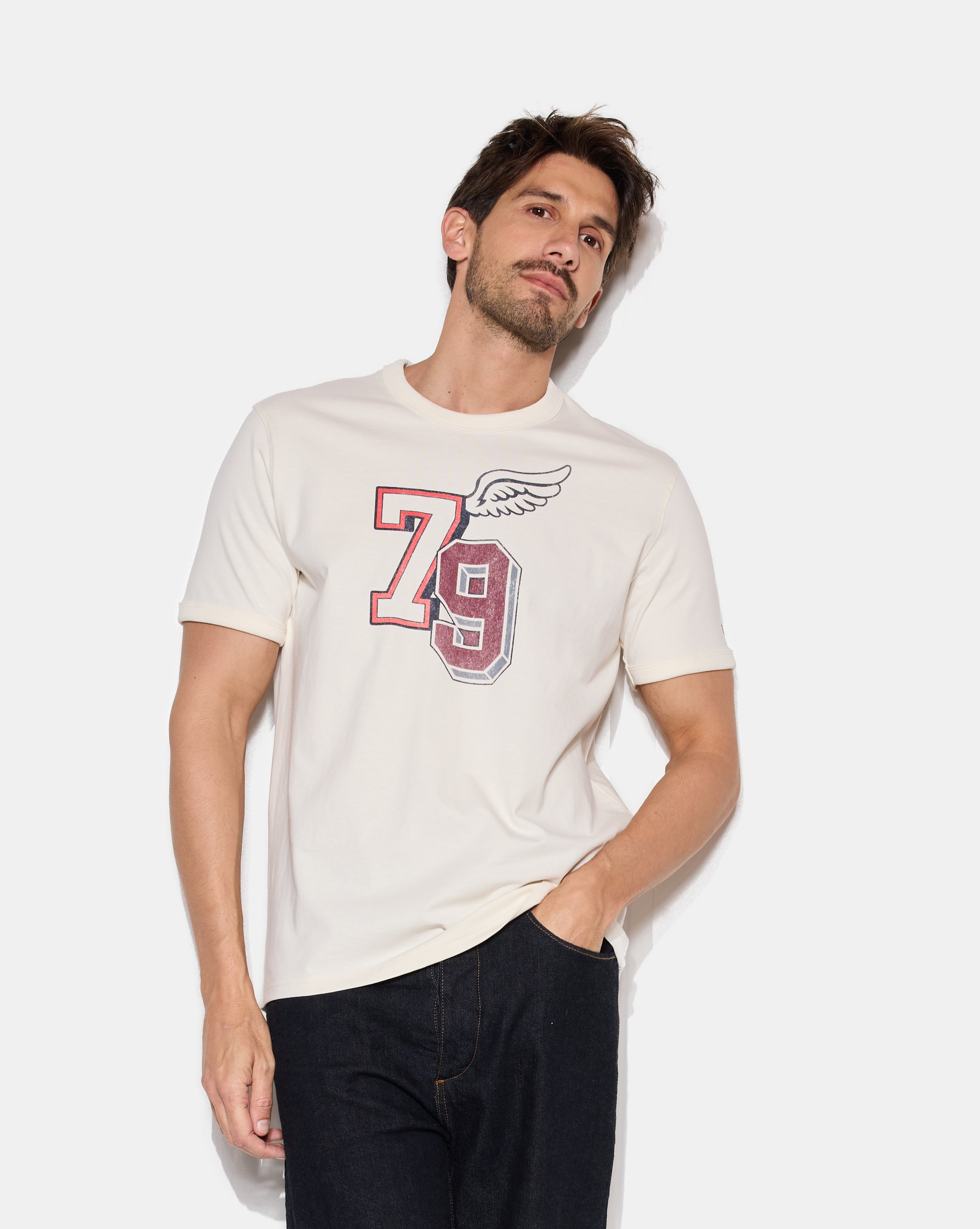 T-SHIRT DOREMI ÉCRU