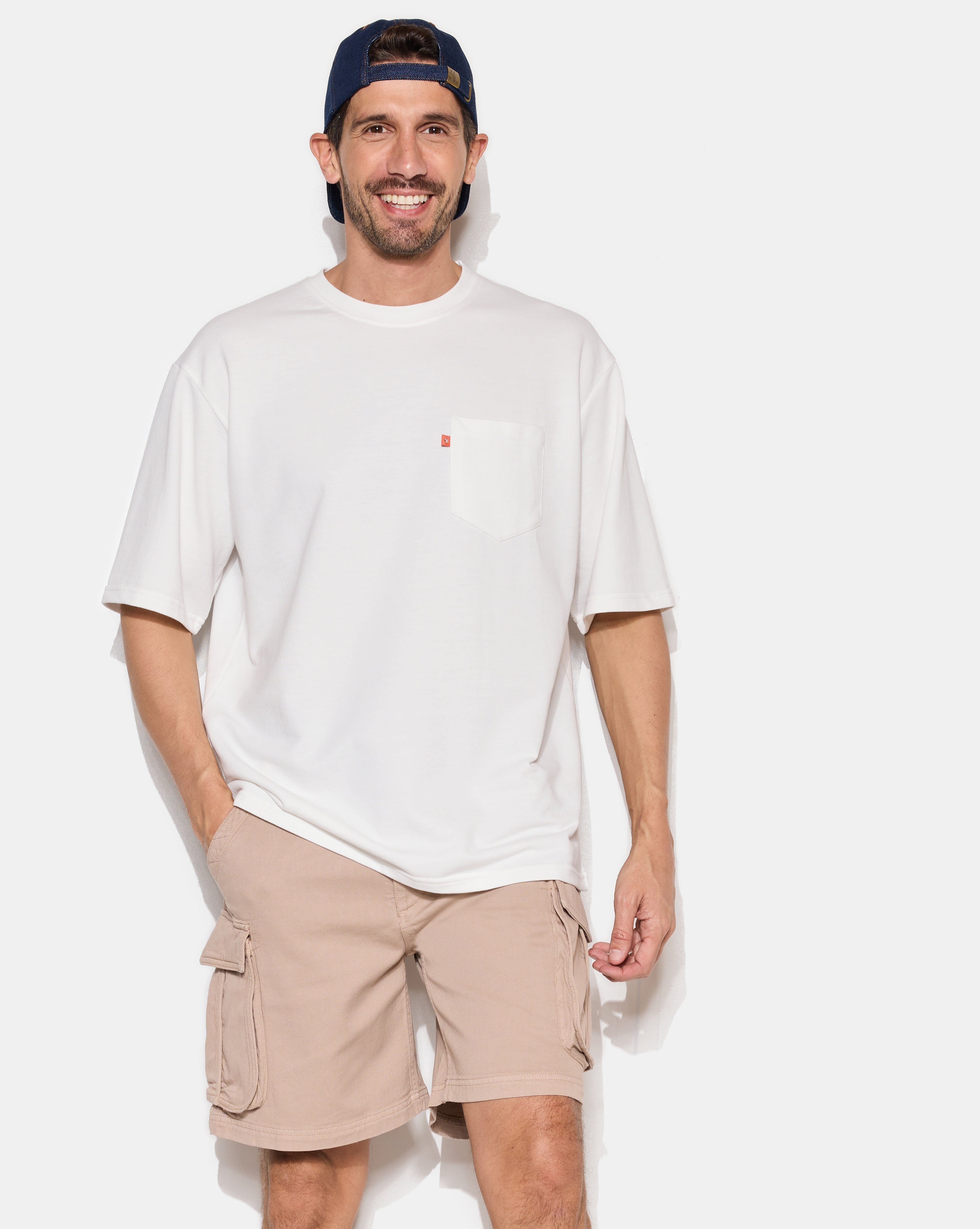 T-SHIRT POCKET TEE ÉCRU