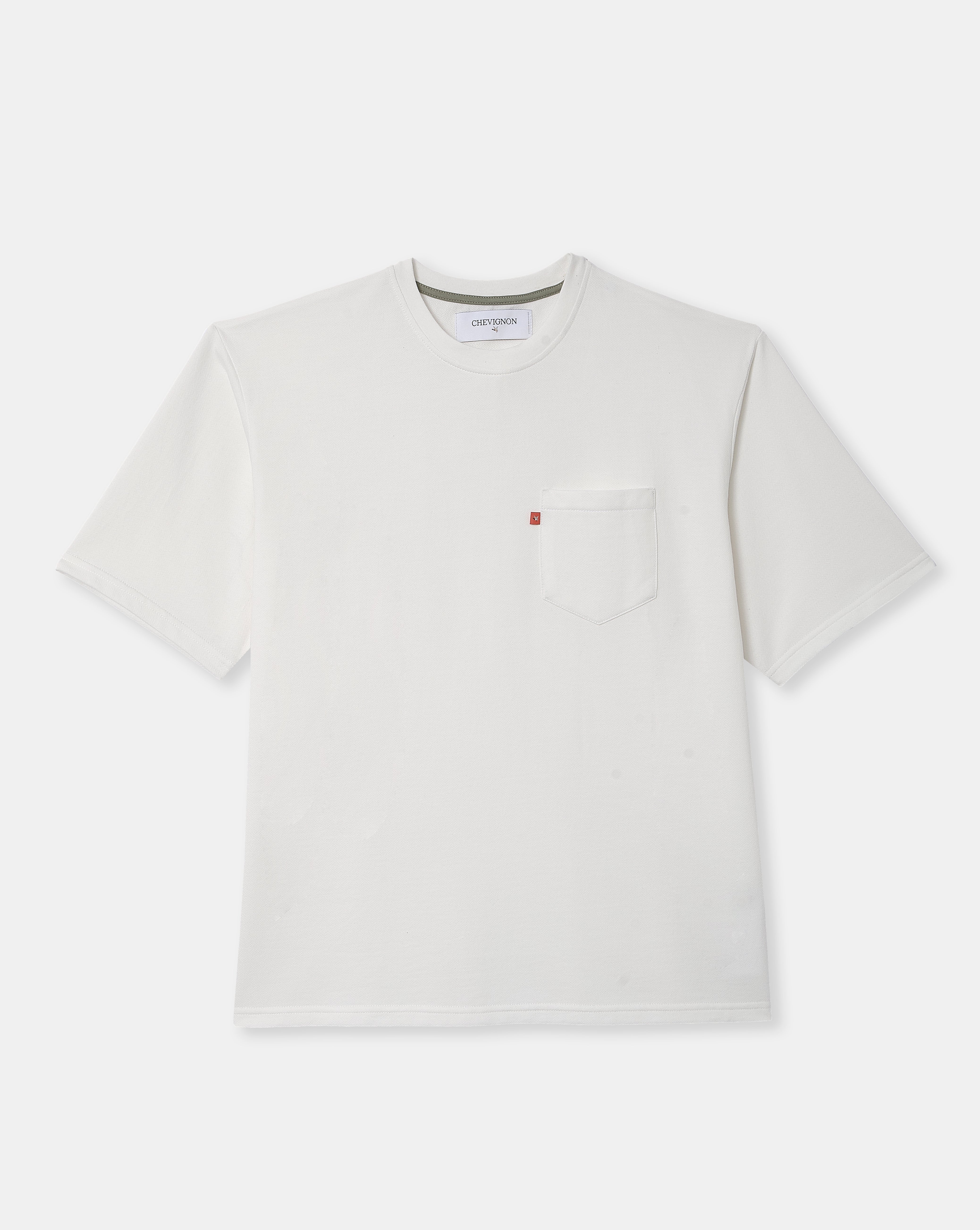T-SHIRT POCKET TEE ÉCRU