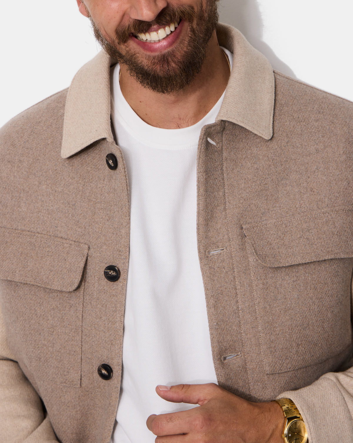 VESTE EN LAINE ELY NEW BEIGE