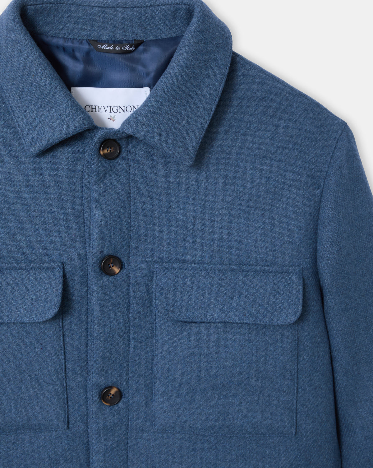 VESTE EN LAINE ELY NEW BLEU