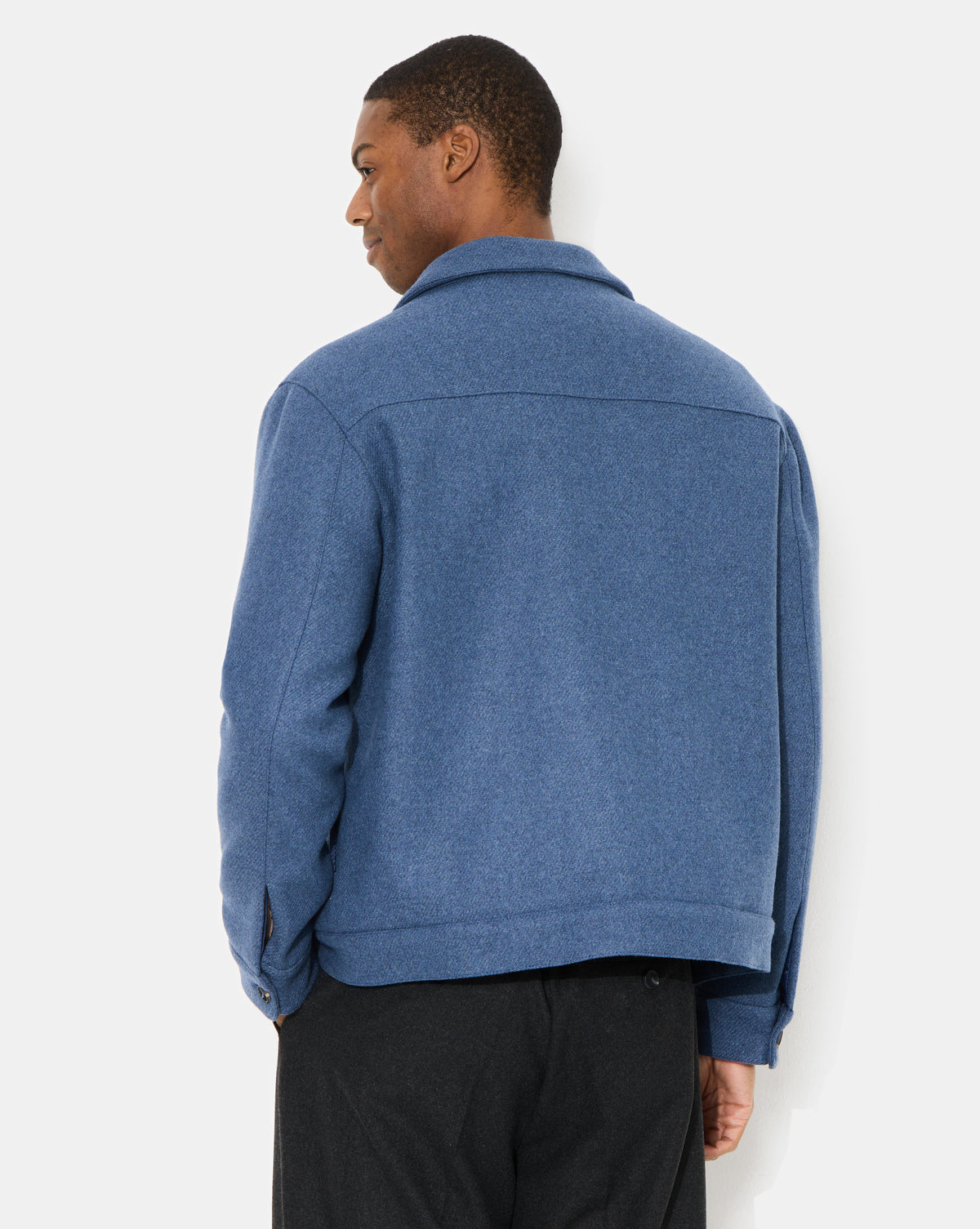 VESTE EN LAINE ELY NEW BLEU