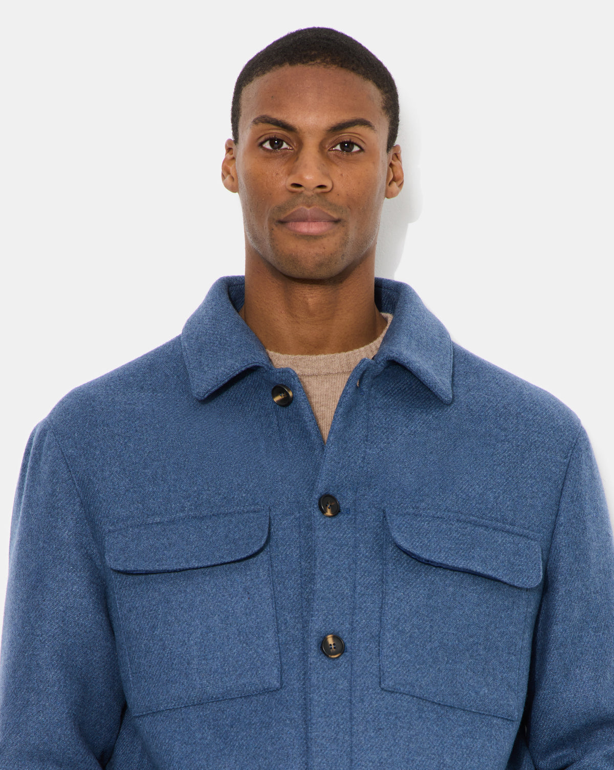 VESTE EN LAINE ELY NEW BLEU