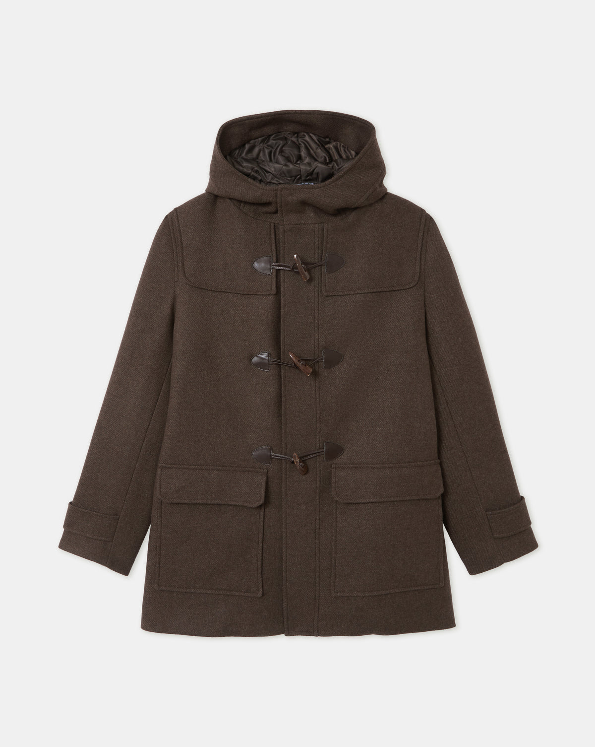 MANTEAU DUFFLE MARRON