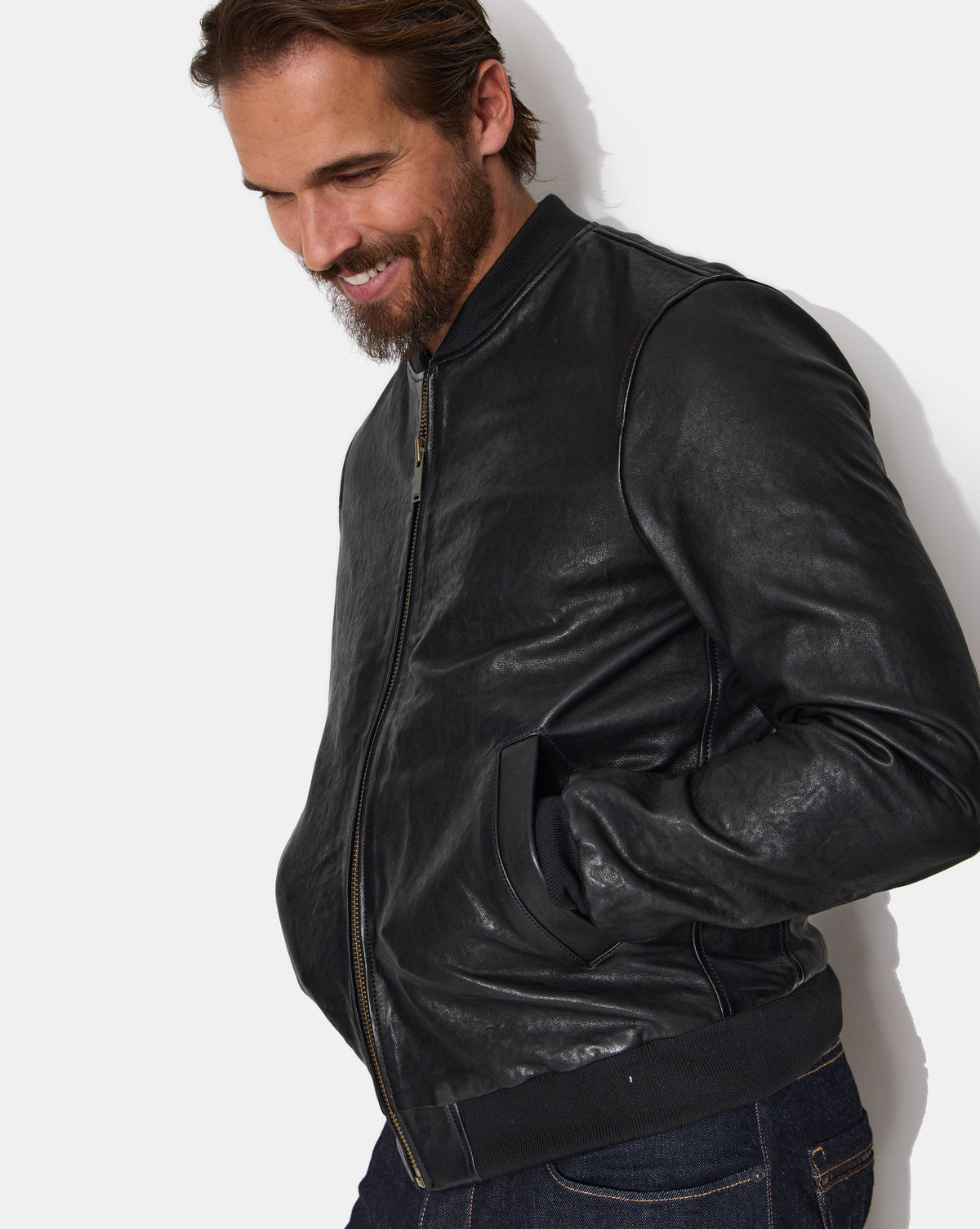 EMBER BLACK LEATHER JACKET