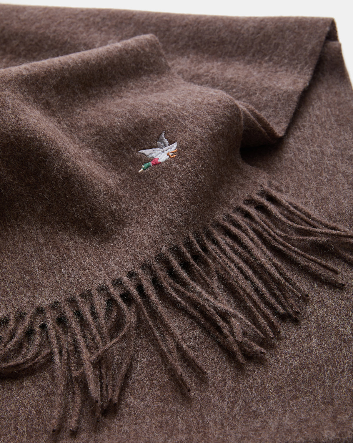 ÉCHARPE EN LAINE EDUCK MARRON