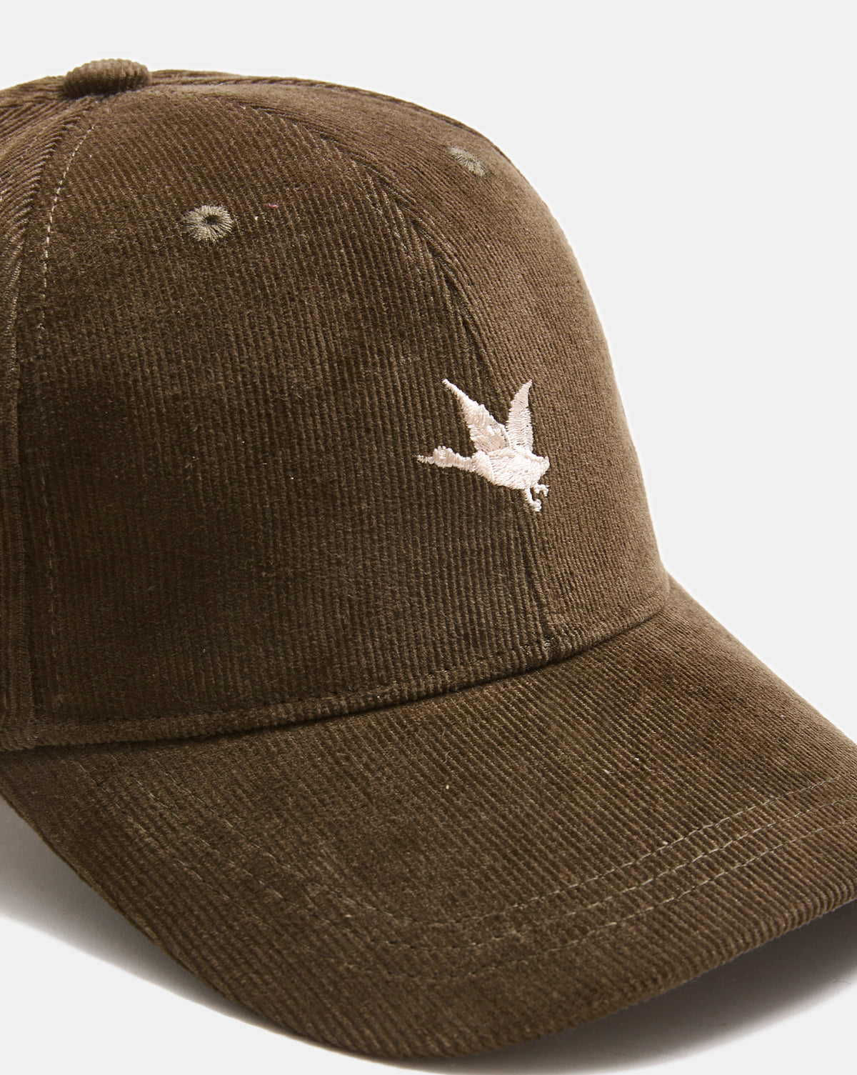CASQUETTE EN VELOURS ELVET KAKI