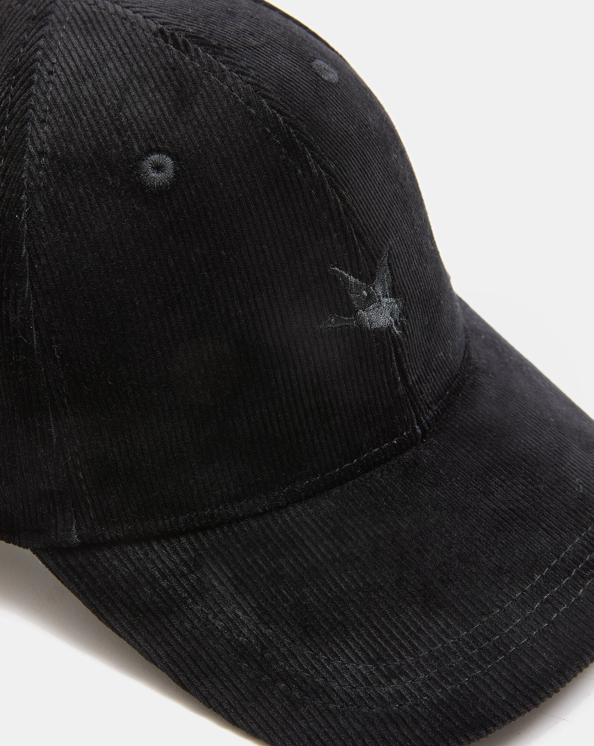 CASQUETTE EN VELOURS ELVET NOIR