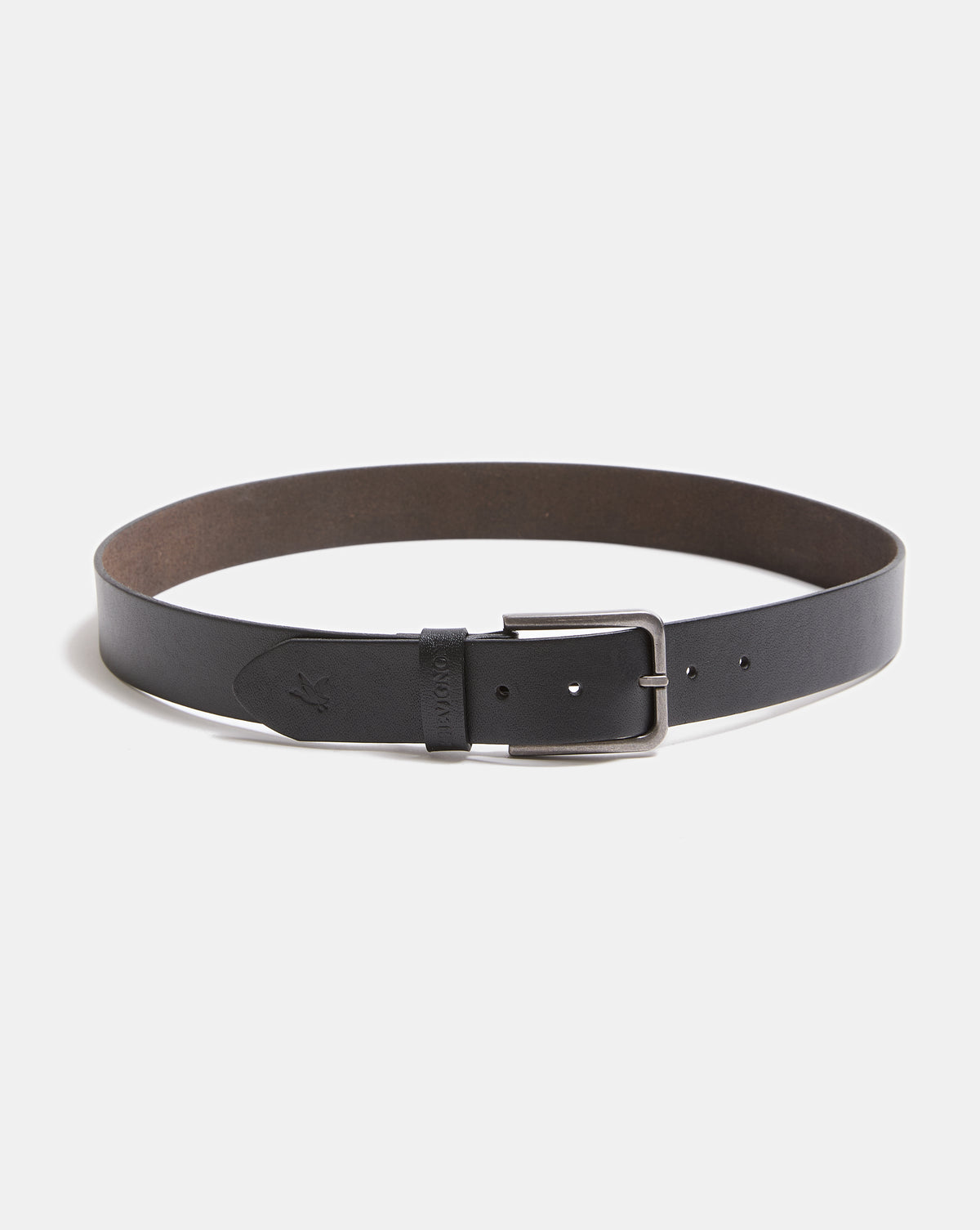 CEINTURE EN CUIR BUFFALO BELT NOIR