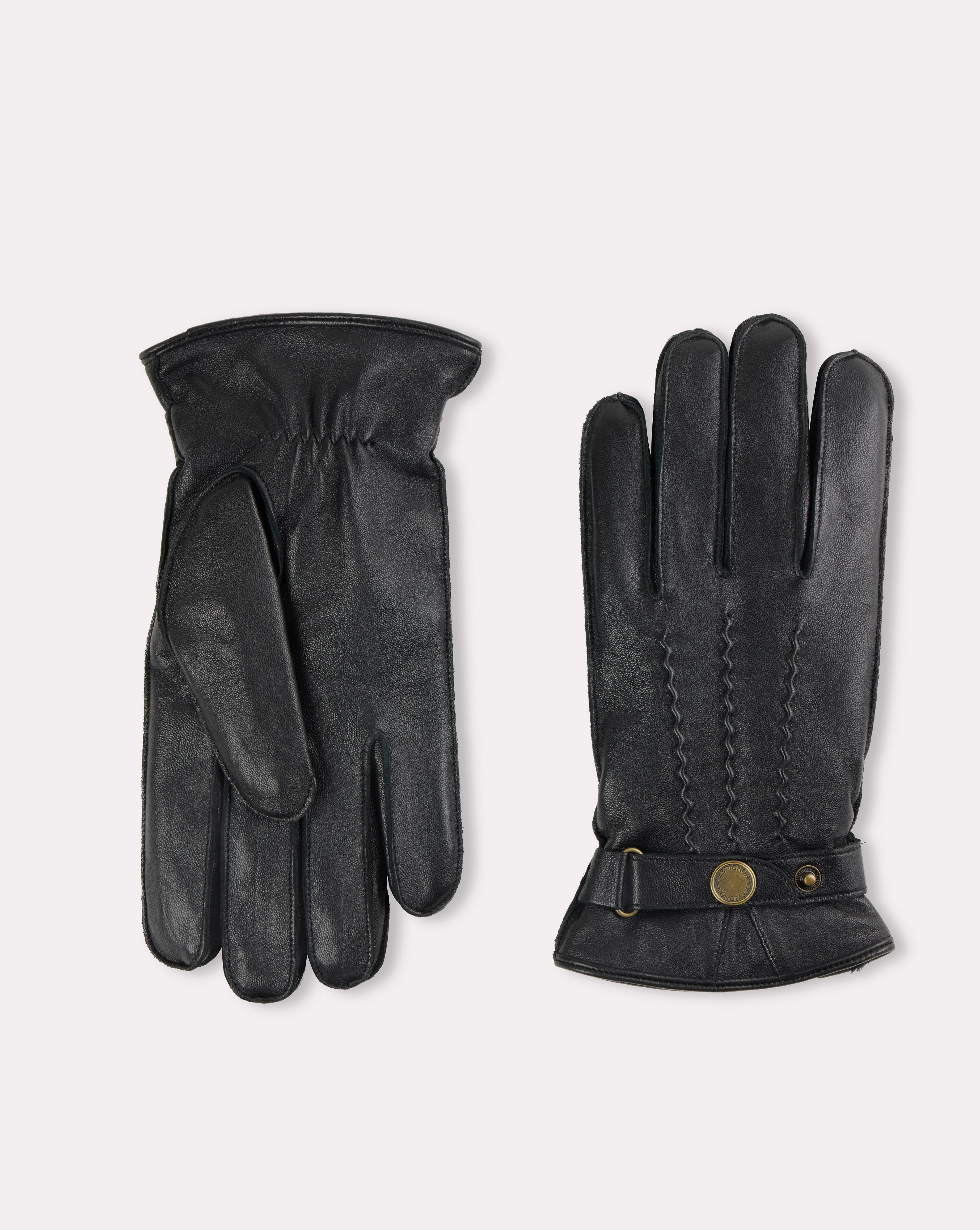 GANTS TROIS PLIS NOIR