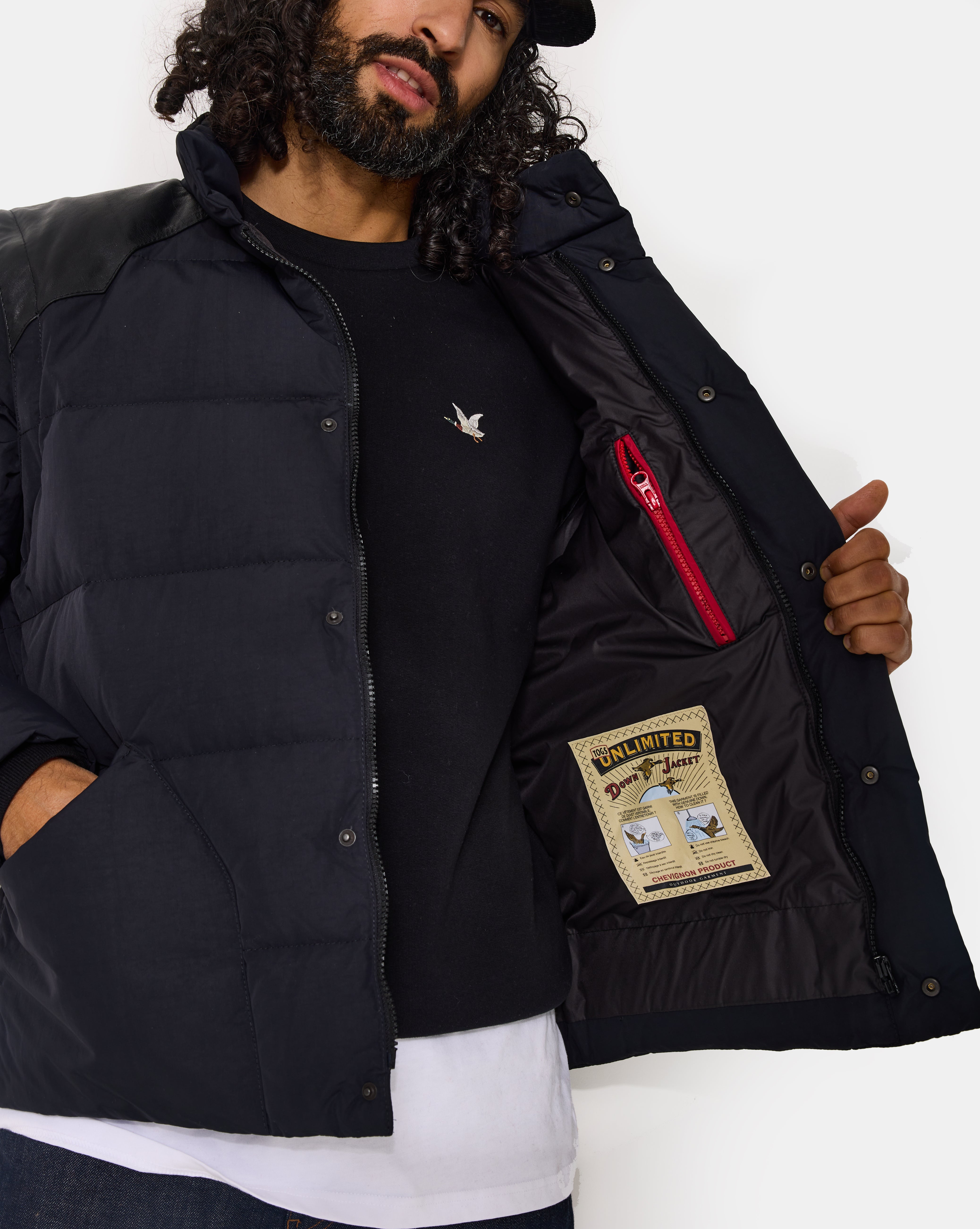 KTOGS BLACK DOWN JACKET
