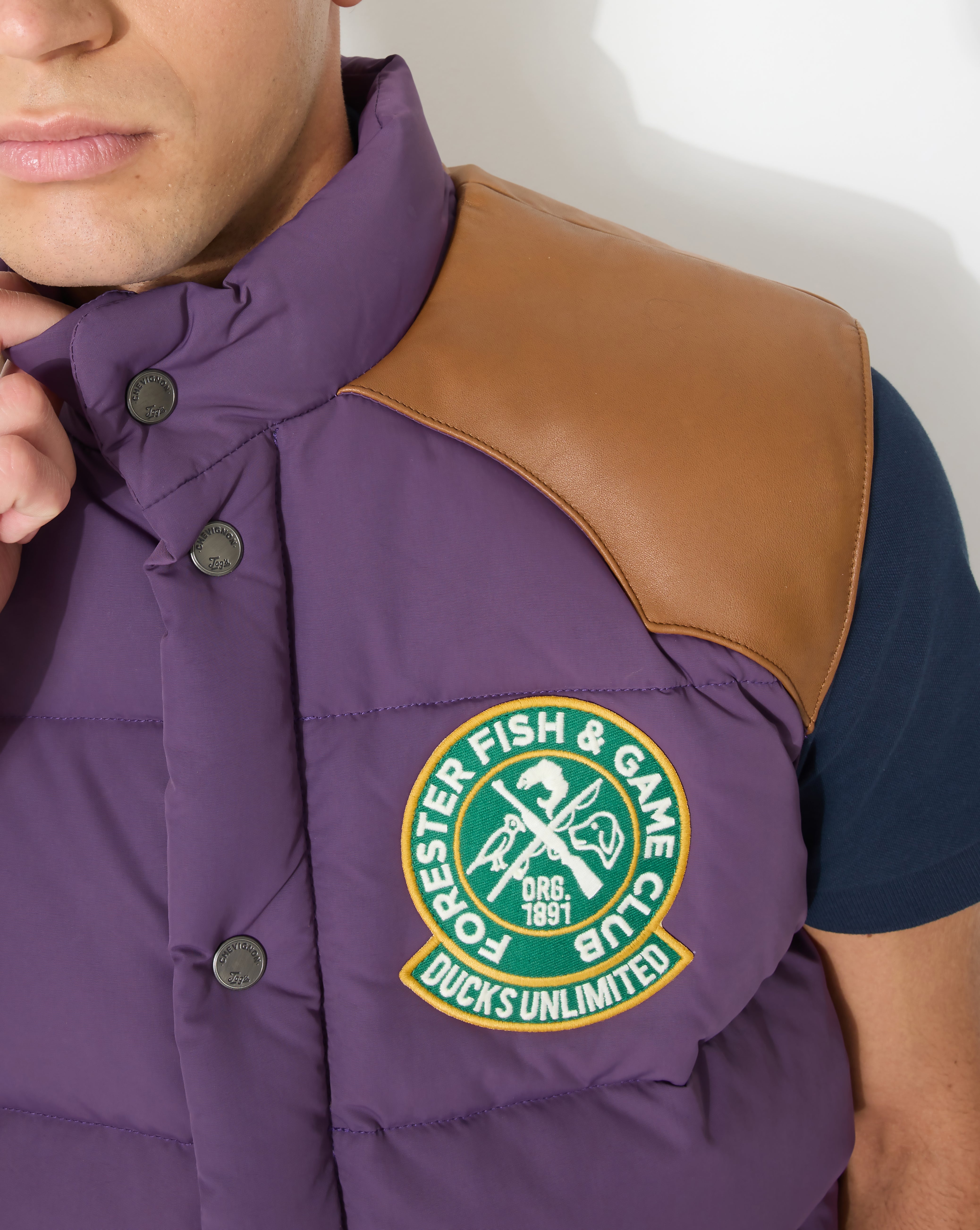 TOGS 1984 PURPLE DOWN JACKET