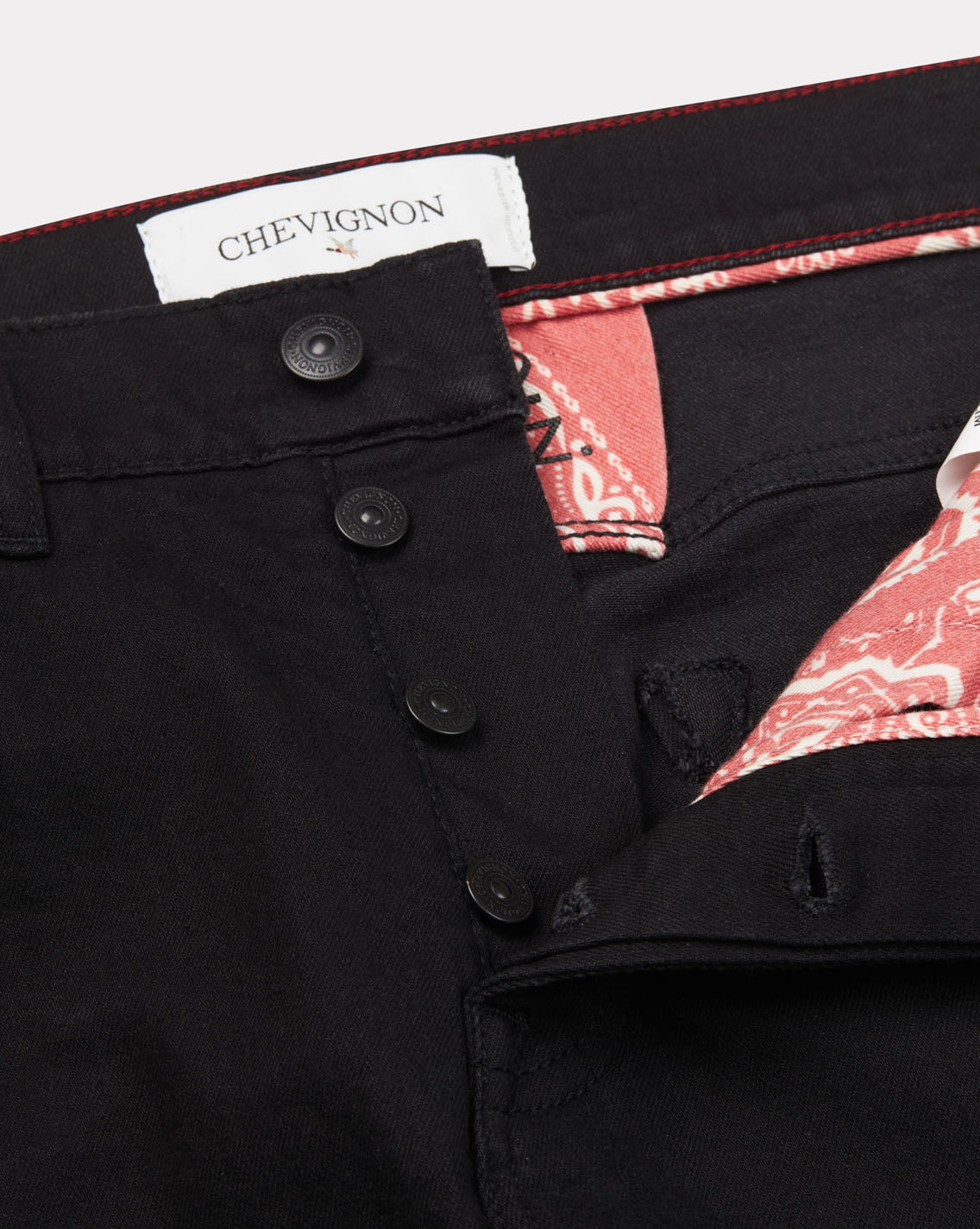 PANTALON DENIM NOIR